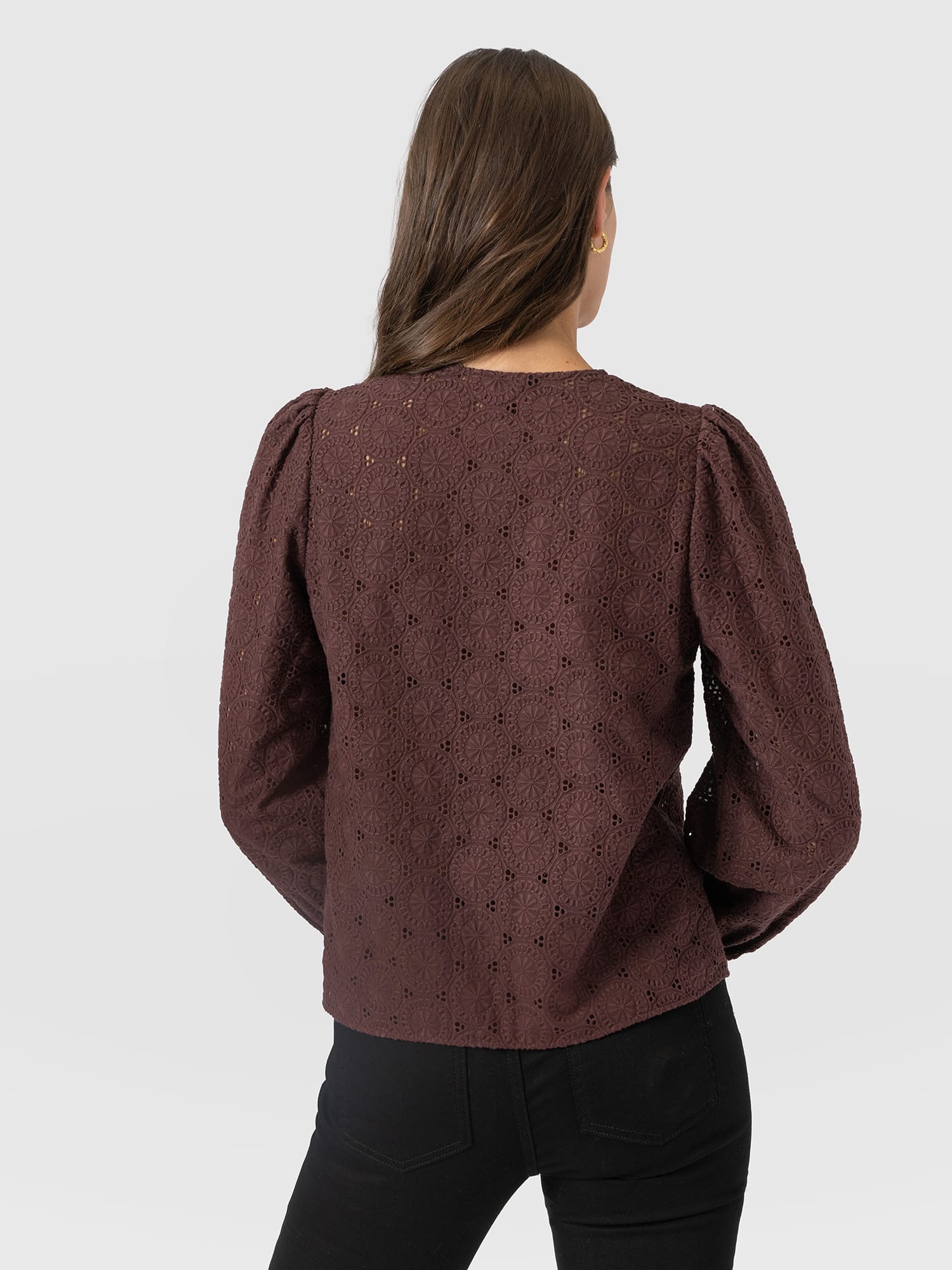 Tabitha Blouse - Maroon