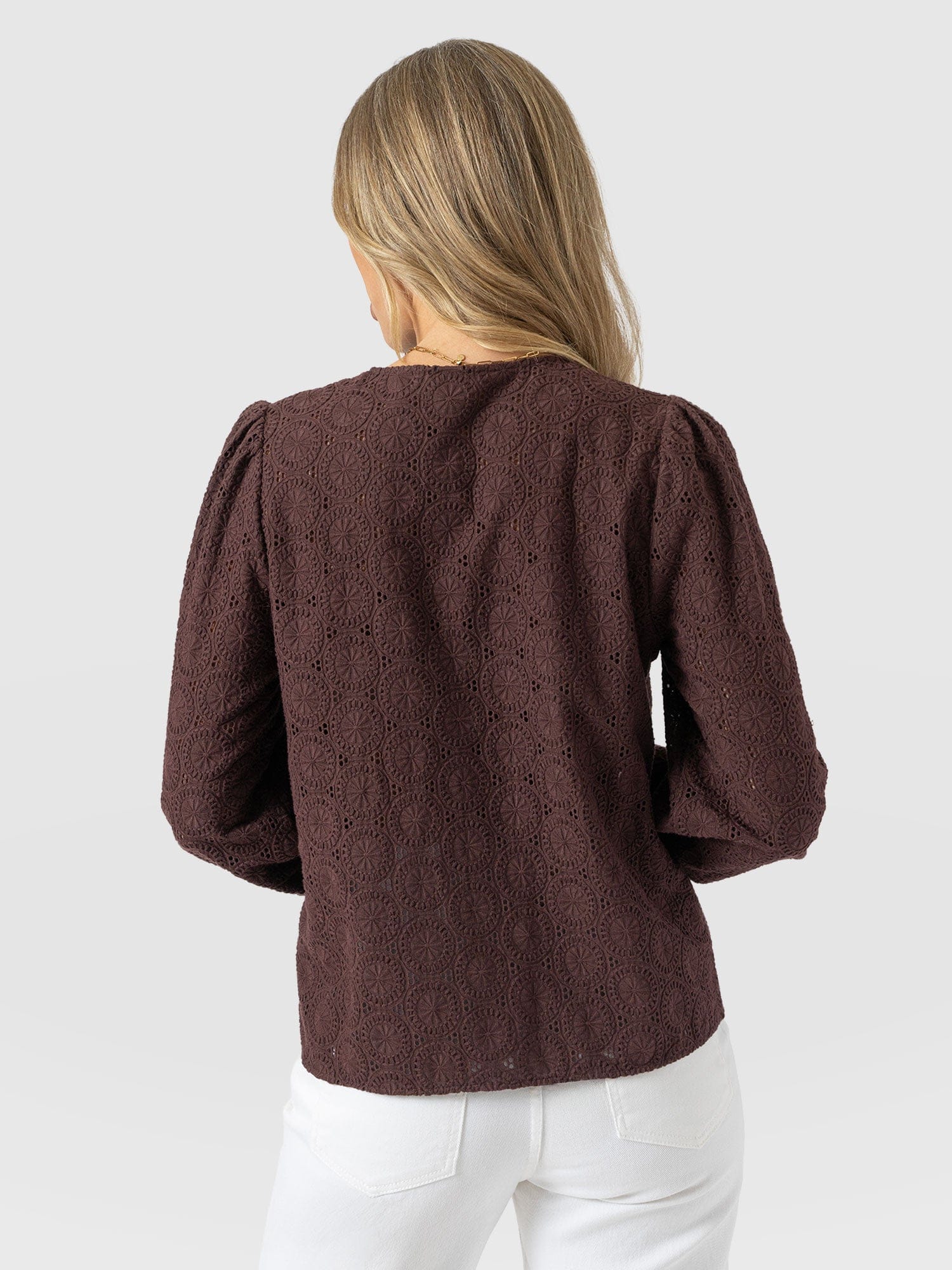 Tabitha Blouse - Maroon