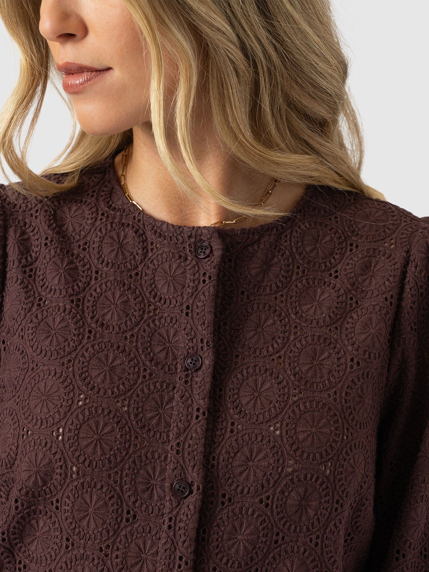 Tabitha Blouse - Maroon