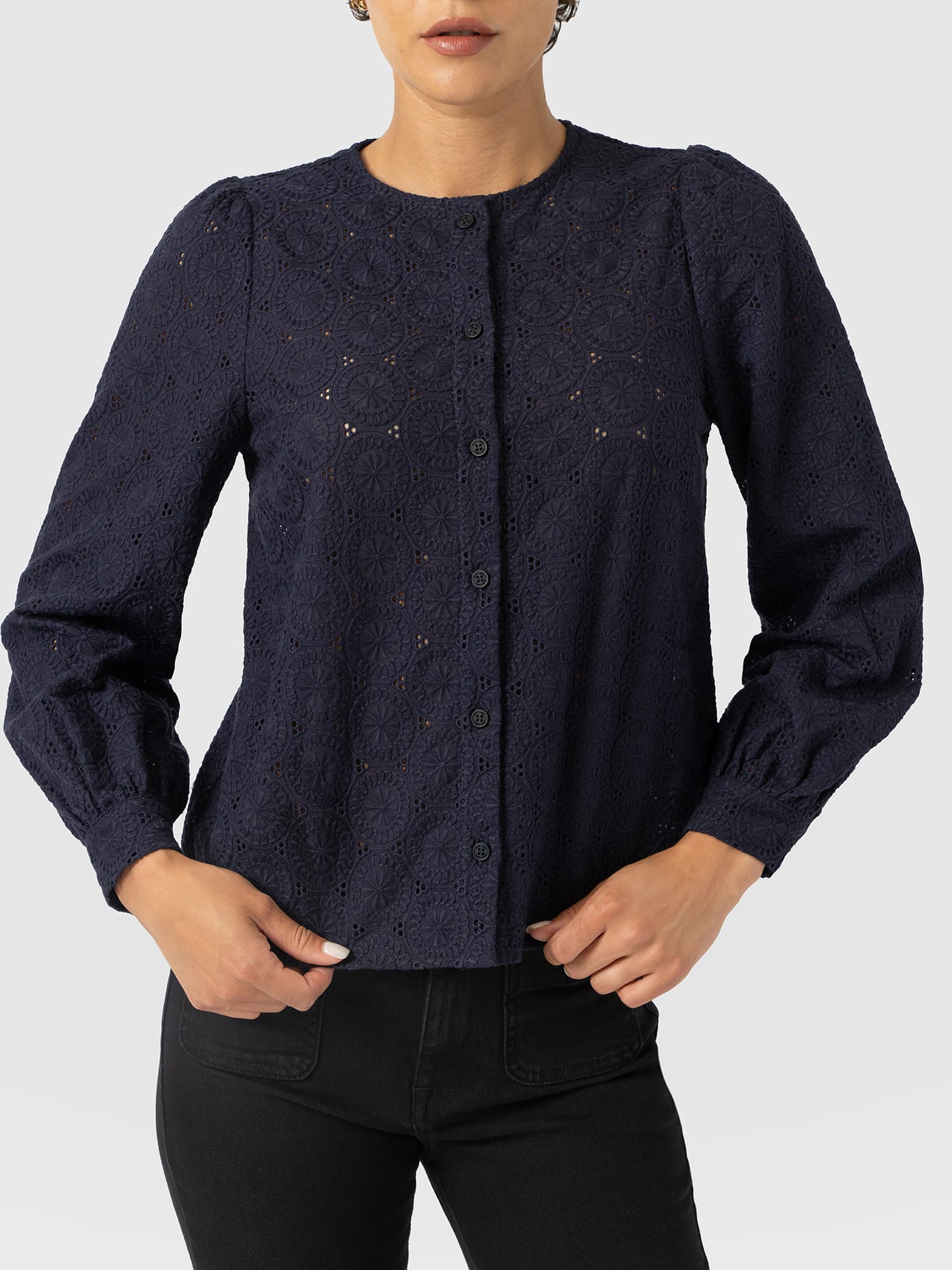 Tabitha Blouse - Navy