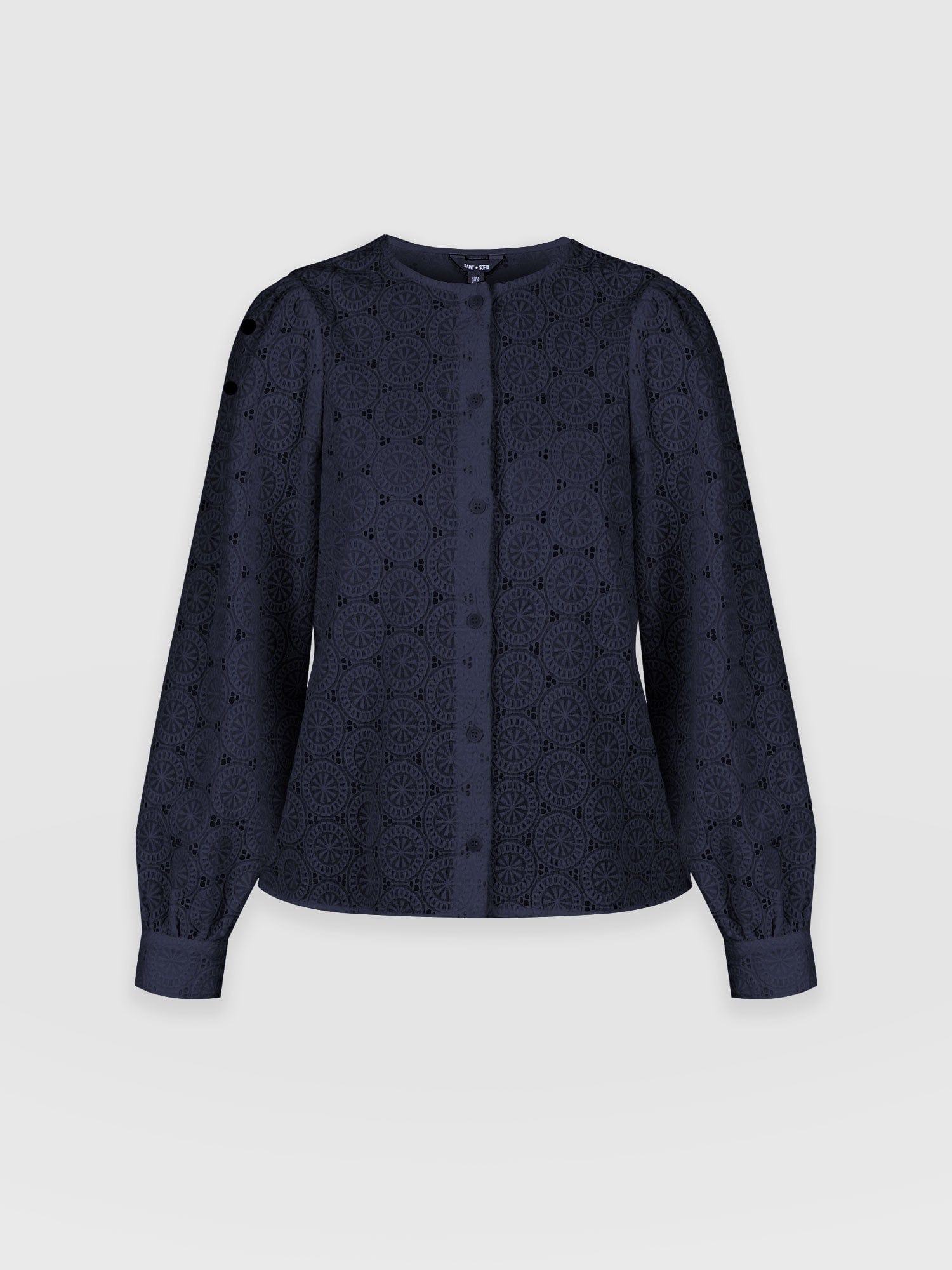 Tabitha Blouse - Navy - Women's Blouses | Saint + Sofia® UK
