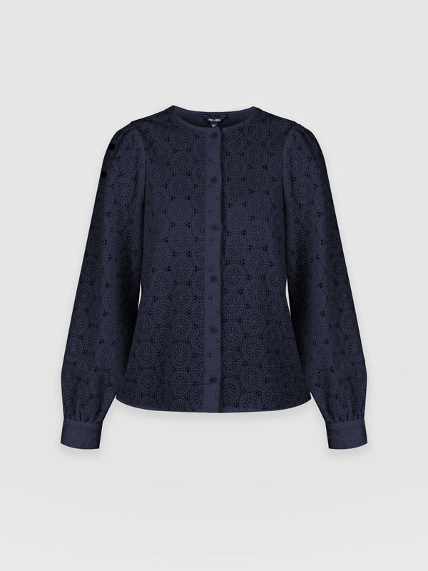 Tabitha Blouse - Navy