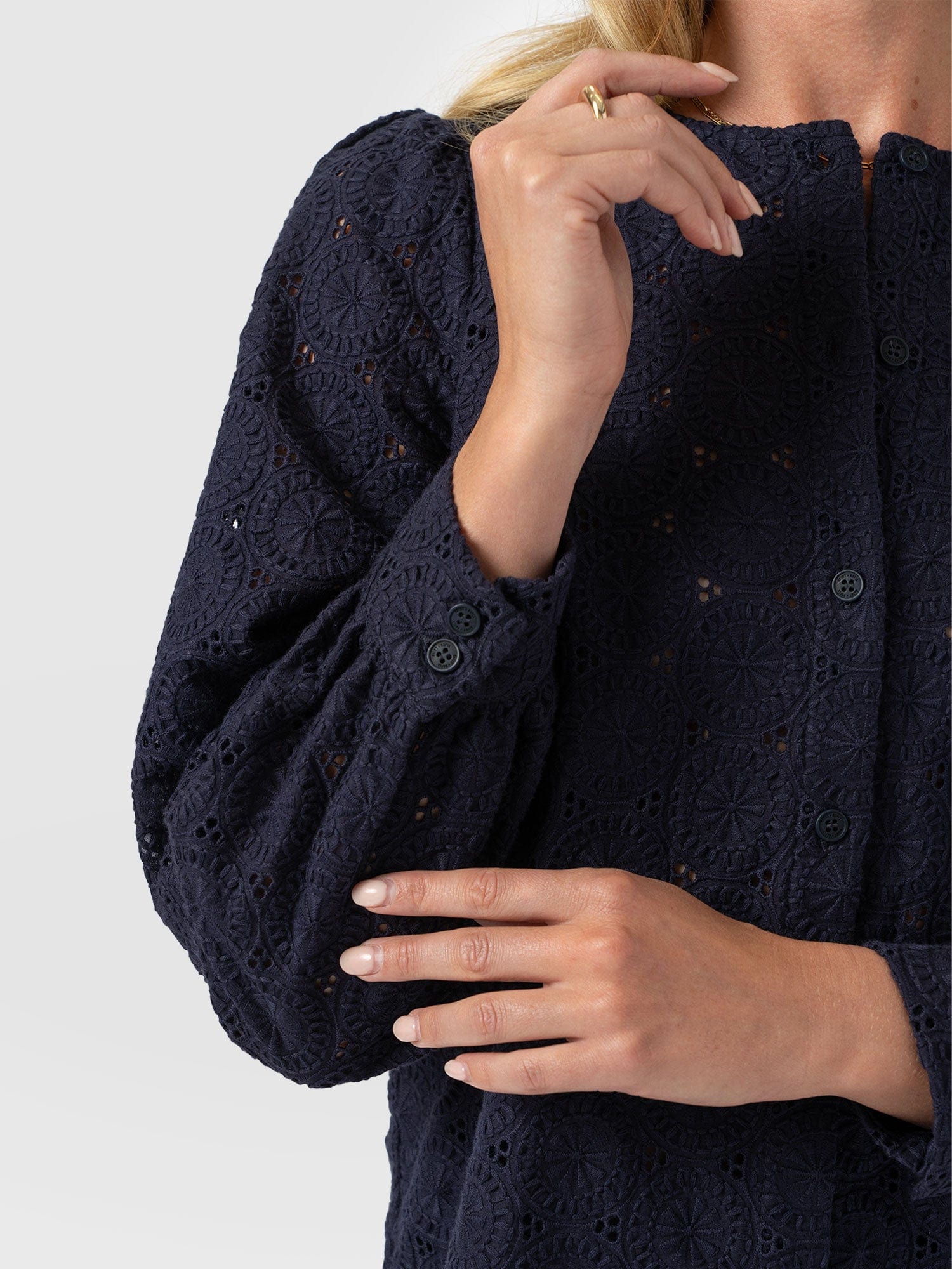 Tabitha Blouse - Navy