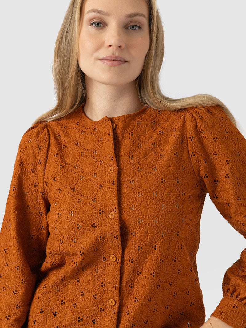 Tabitha Blouse - Tan