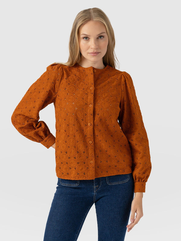 Tabitha Blouse - Tan