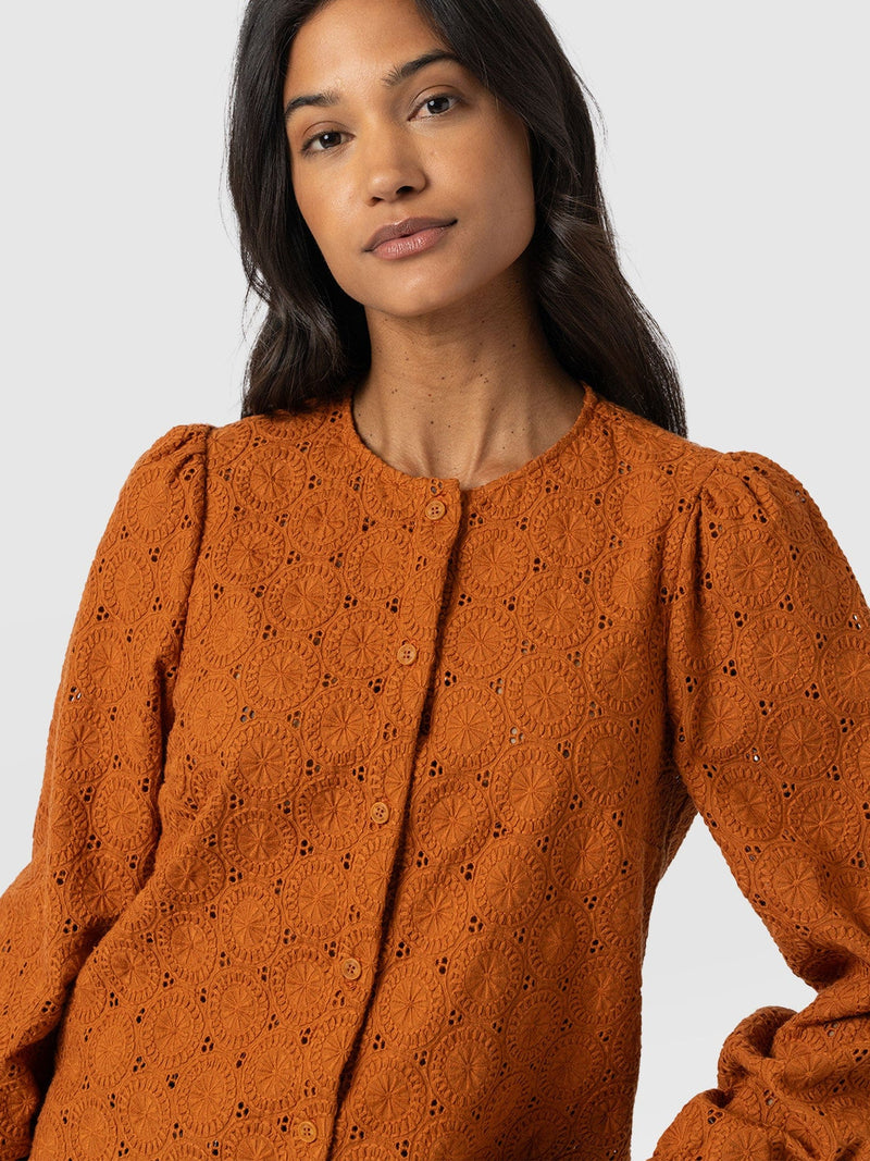 Tabitha Blouse - Tan