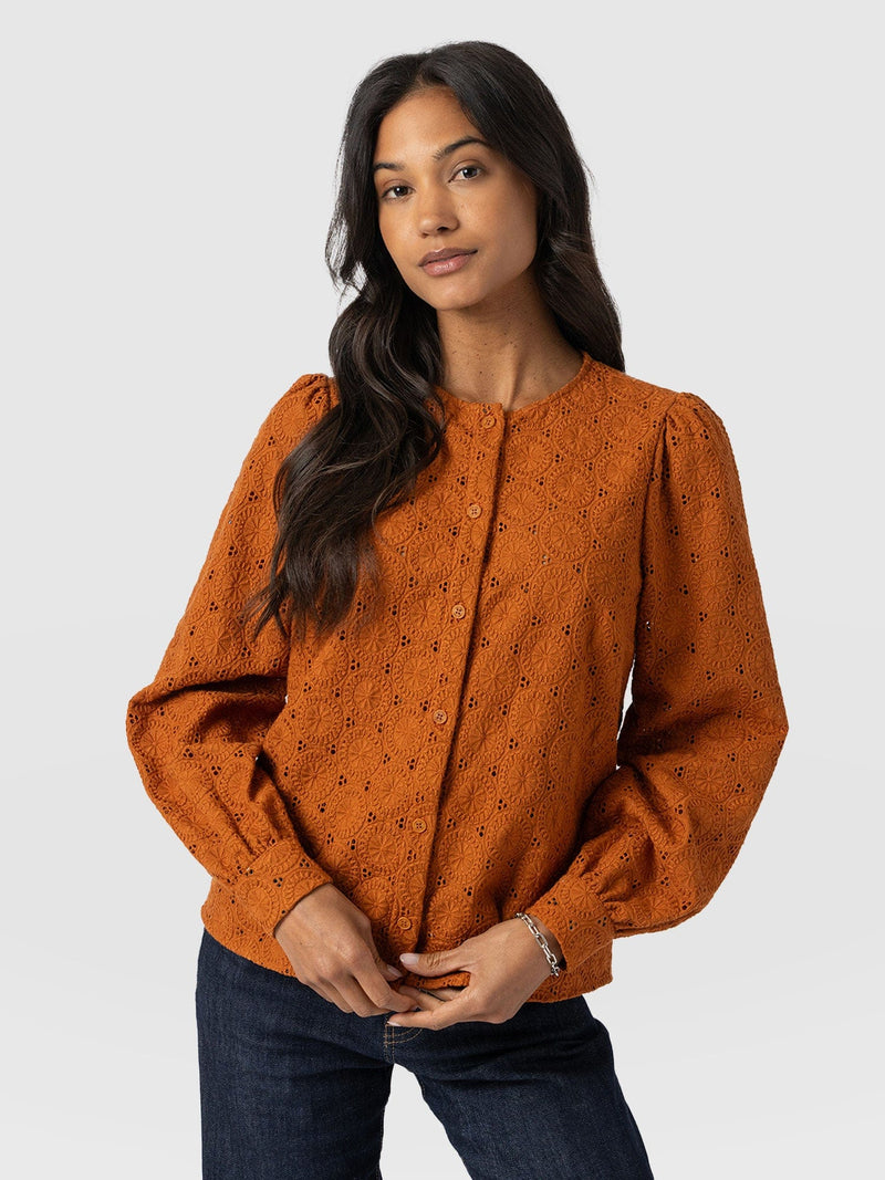 Tabitha Blouse - Tan