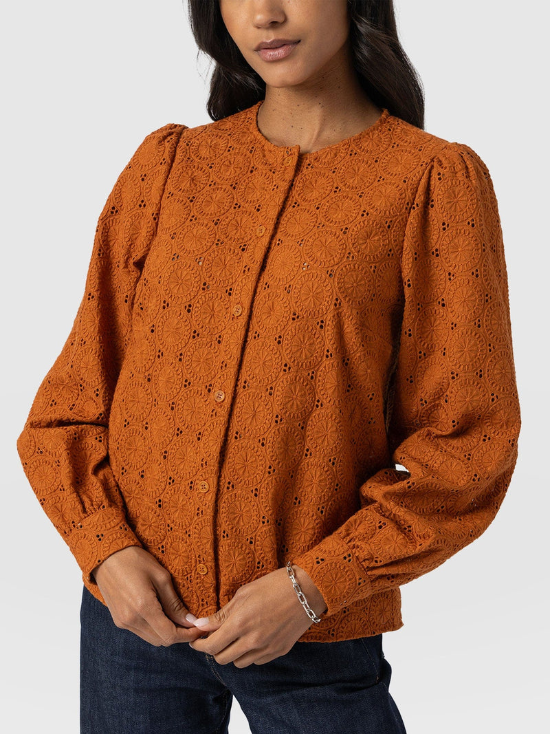 Tabitha Blouse - Tan