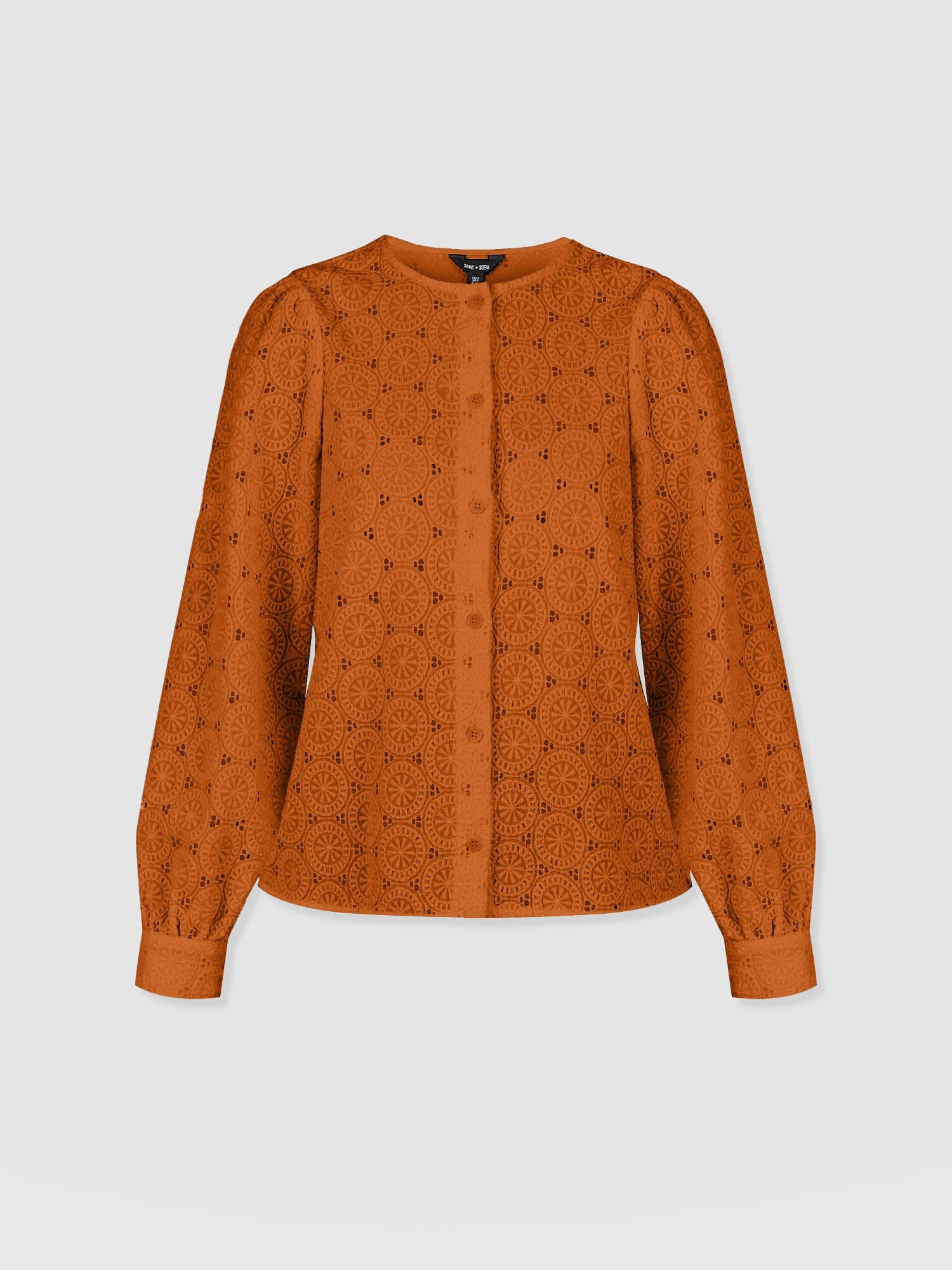 Tabitha Blouse Tan - Women's Blouses | Saint + Sofia® UK