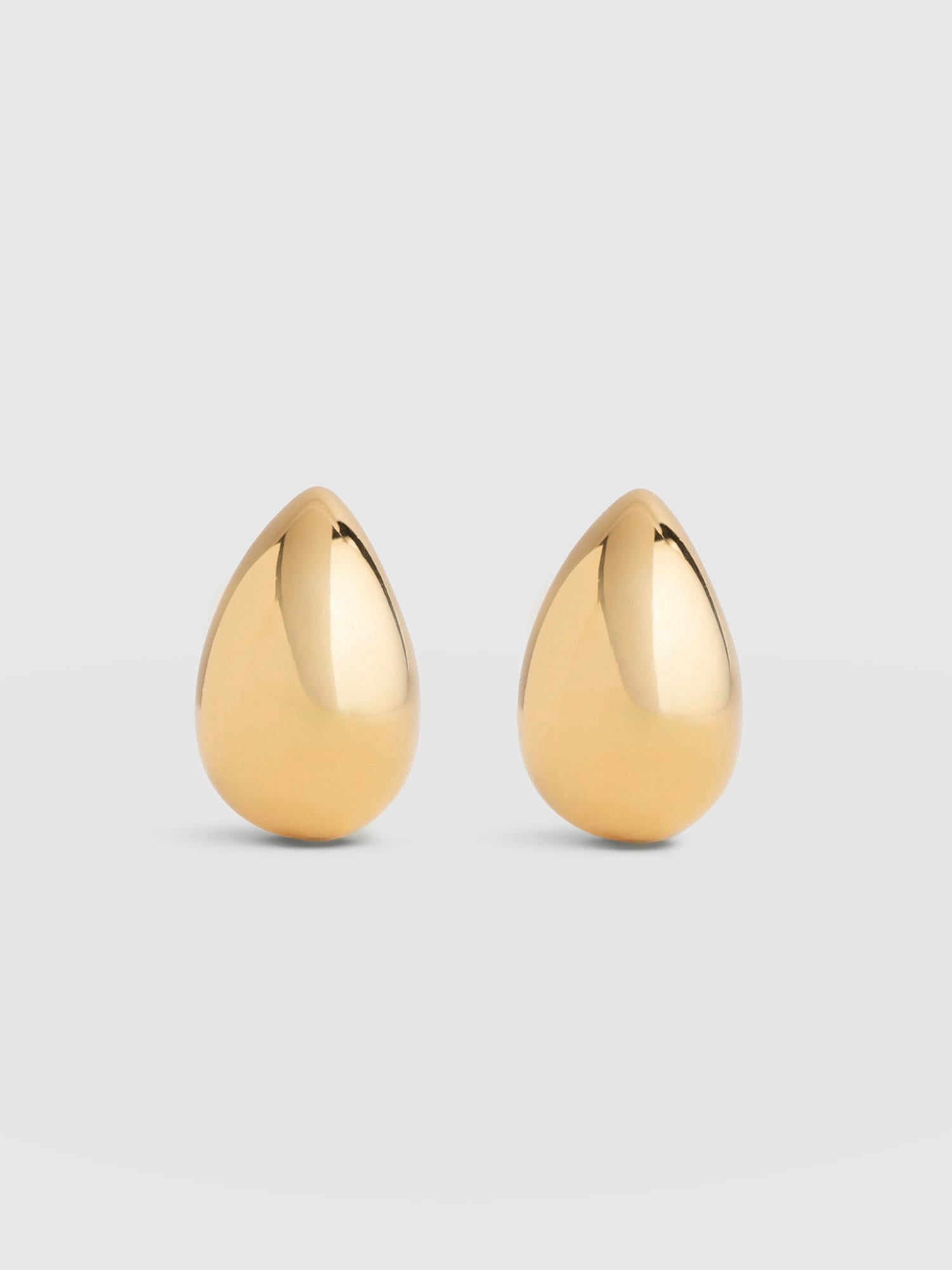 Teardrop Large Earrings - Gold