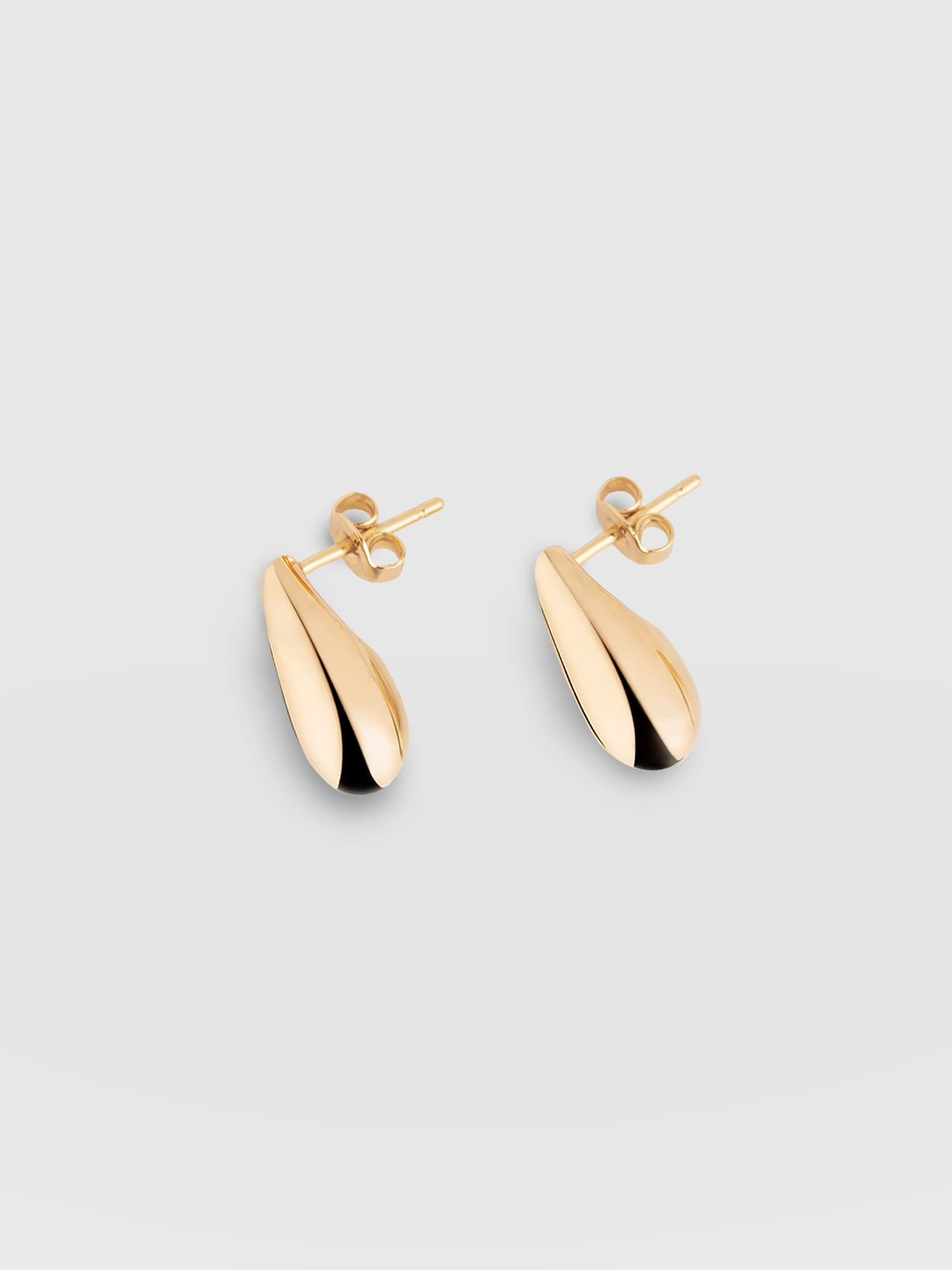 Teardrop Small Earrings - Gold