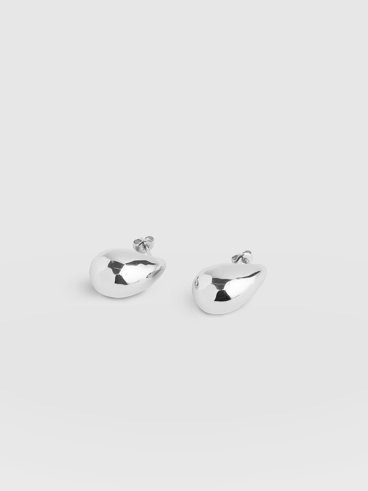 Teardrop Small Earrings - Silver - Women's Jewellerys | Saint and Sofia® UK