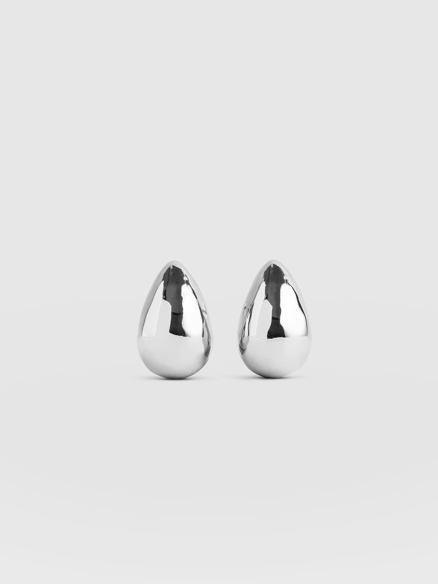 Teardrop Small Earrings - Silver - Women's Jewellerys | Saint and Sofia® UK