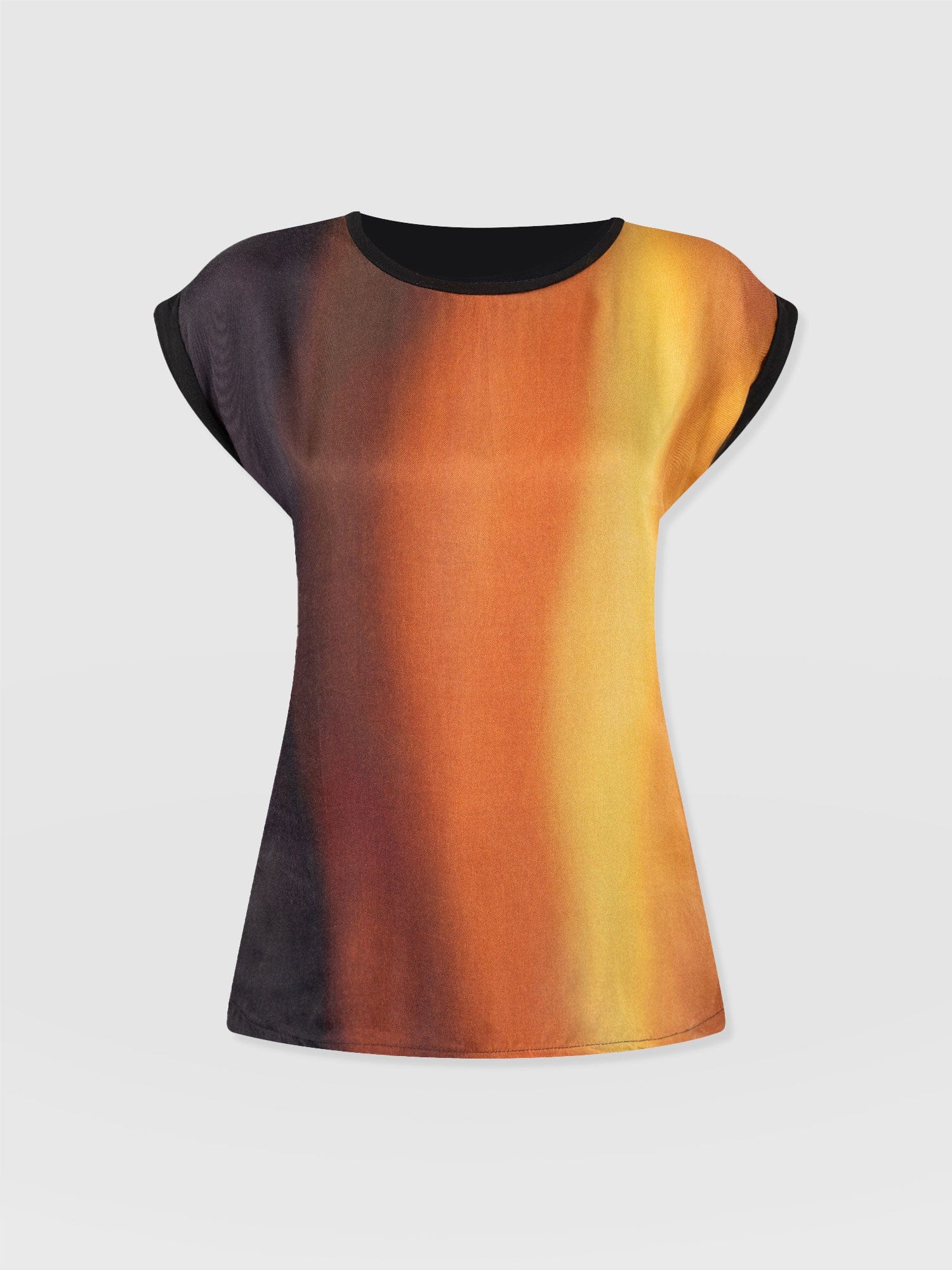 Turn Up Contrast Tee Amber Gradient - Women's T-Shirts | Saint + Sofia® UK