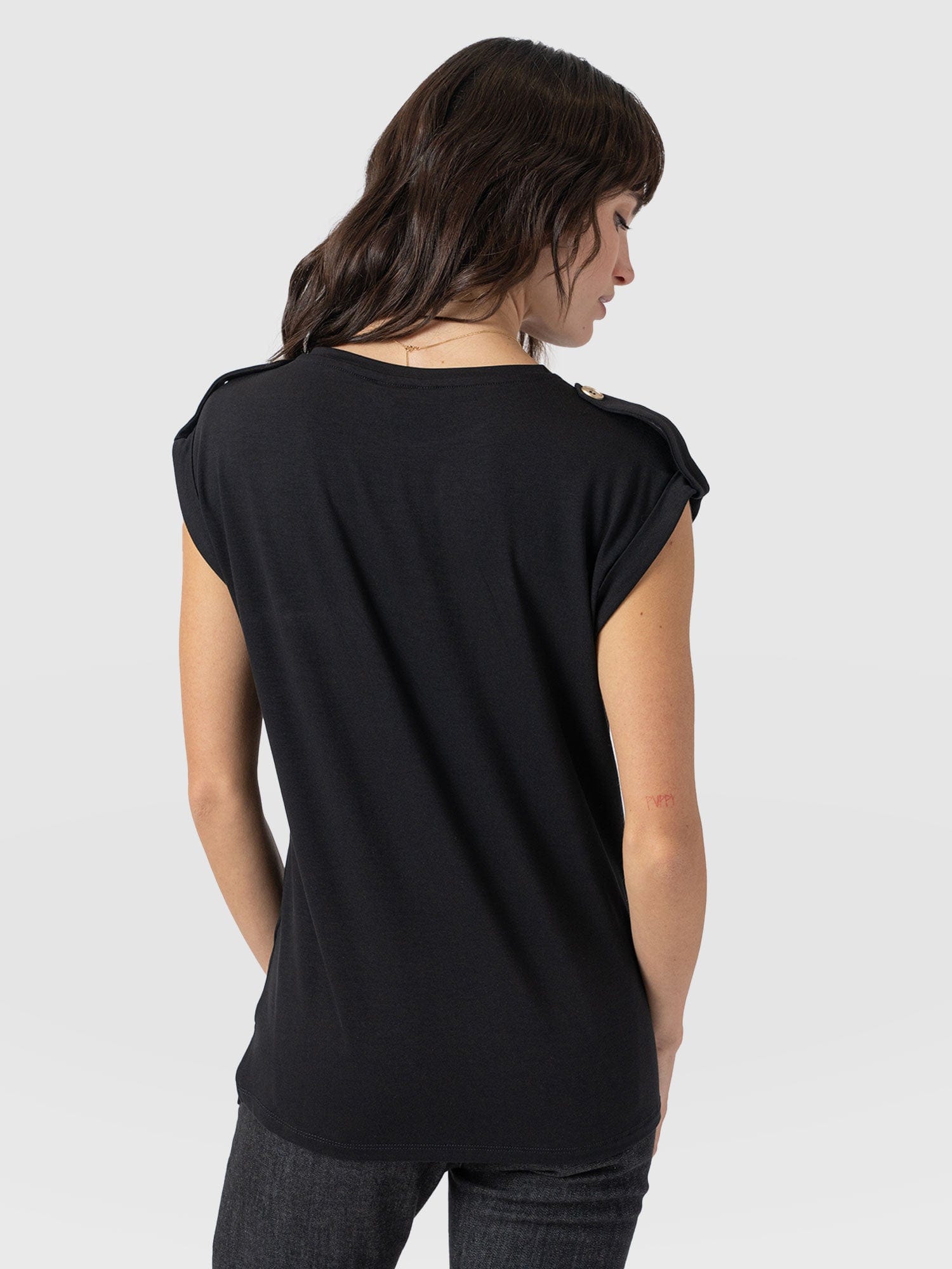 Turn Up Tee - Black Lightning