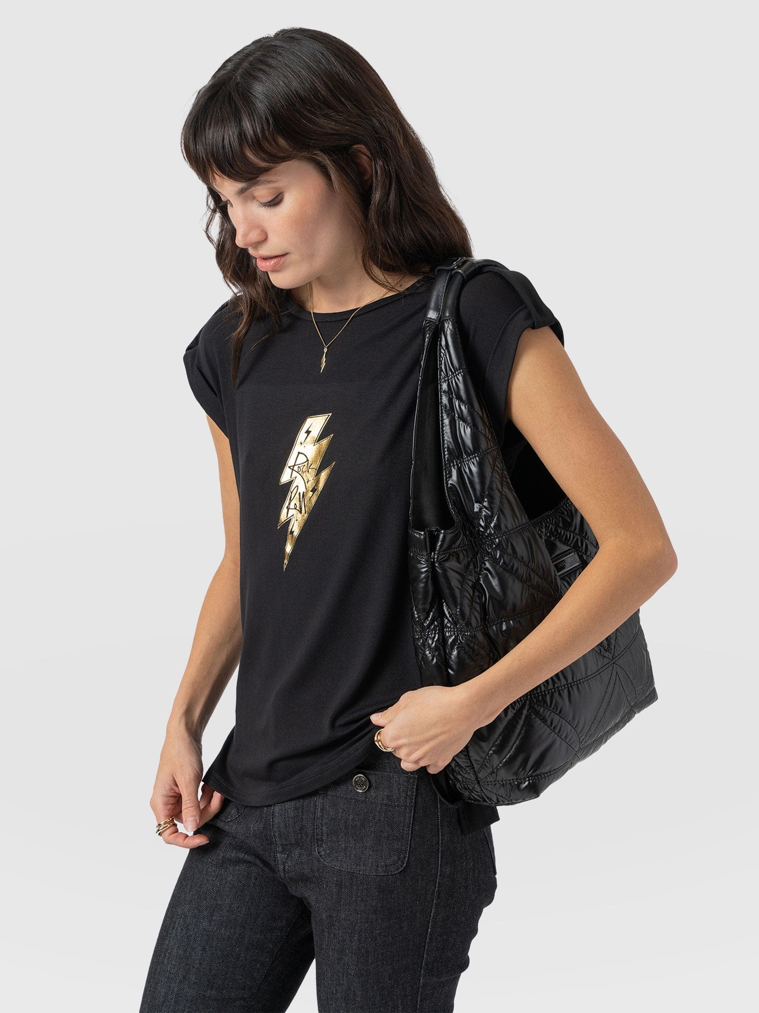 Turn Up Tee - Black Rock N Roll