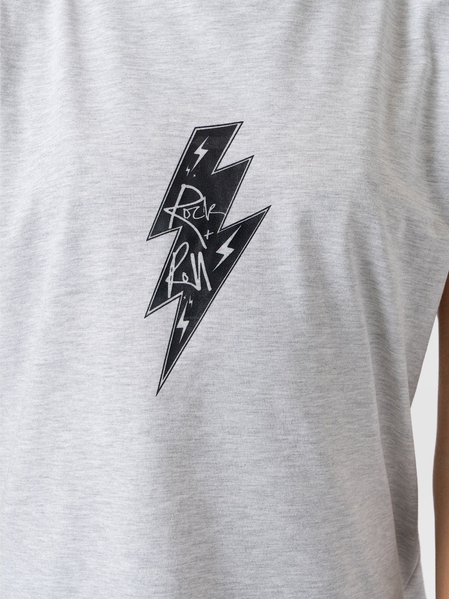 Turn Up Tee - Grey Rock N Roll