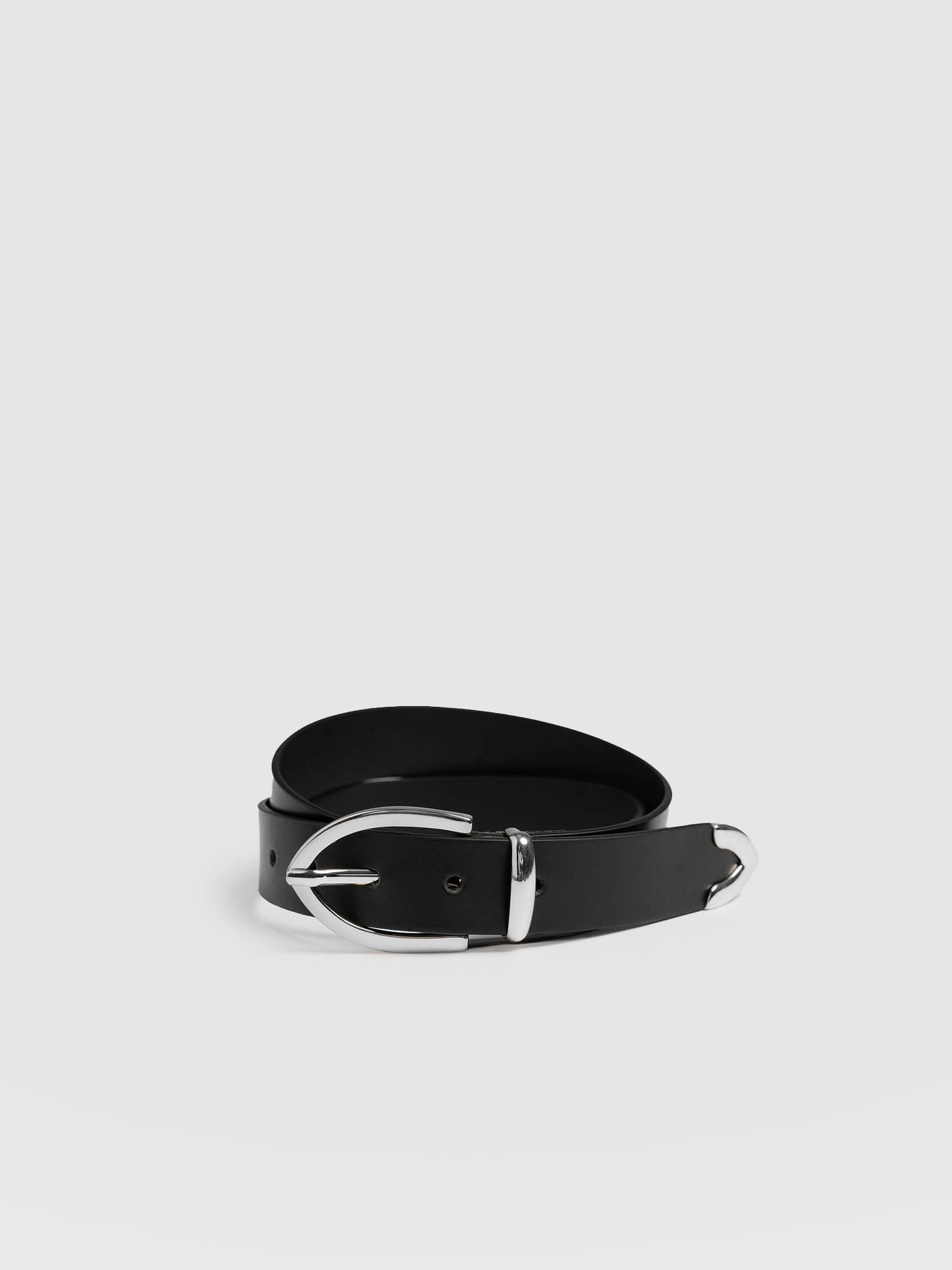 Victory Belt - Black/Silver - Women's Accessories | Saint + Sofia® UK