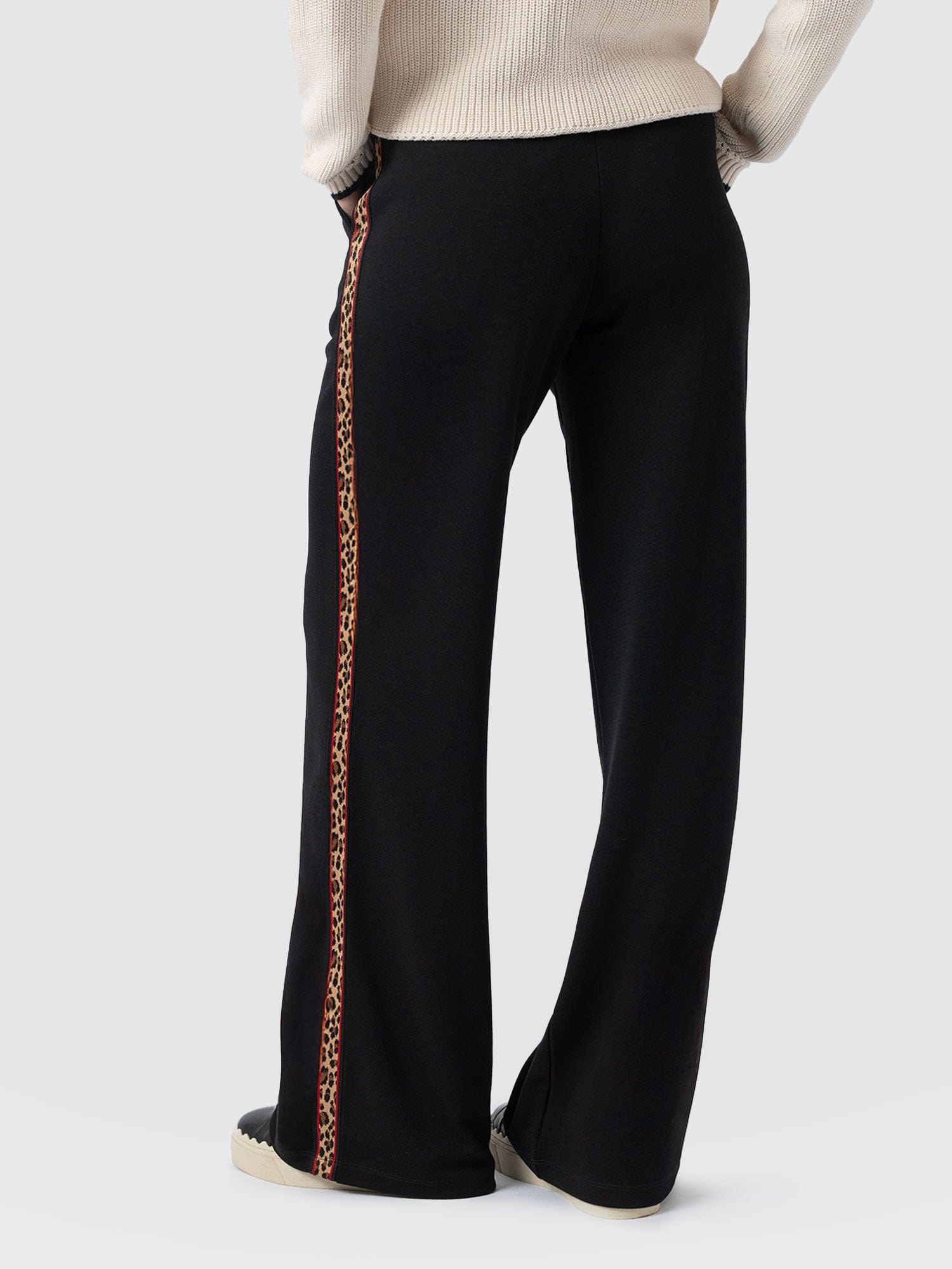 Victory Straight Leg Pant - Black - Leopard