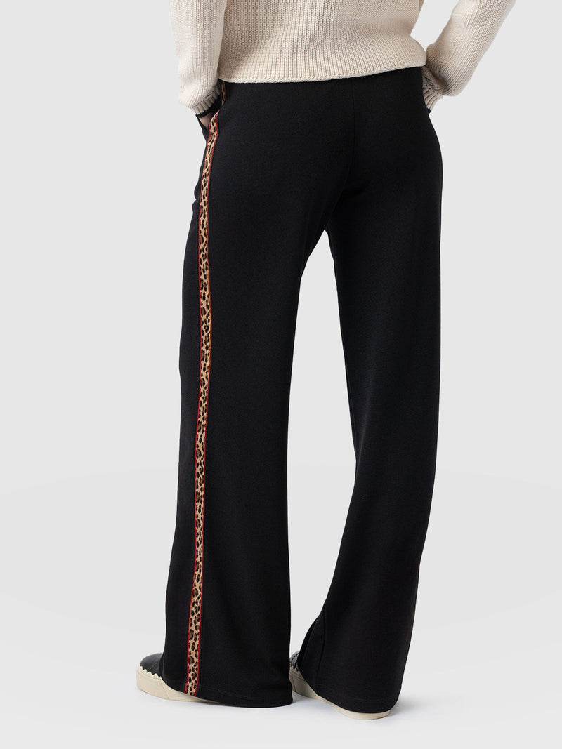 Victory Straight Leg Pant - Black - Leopard