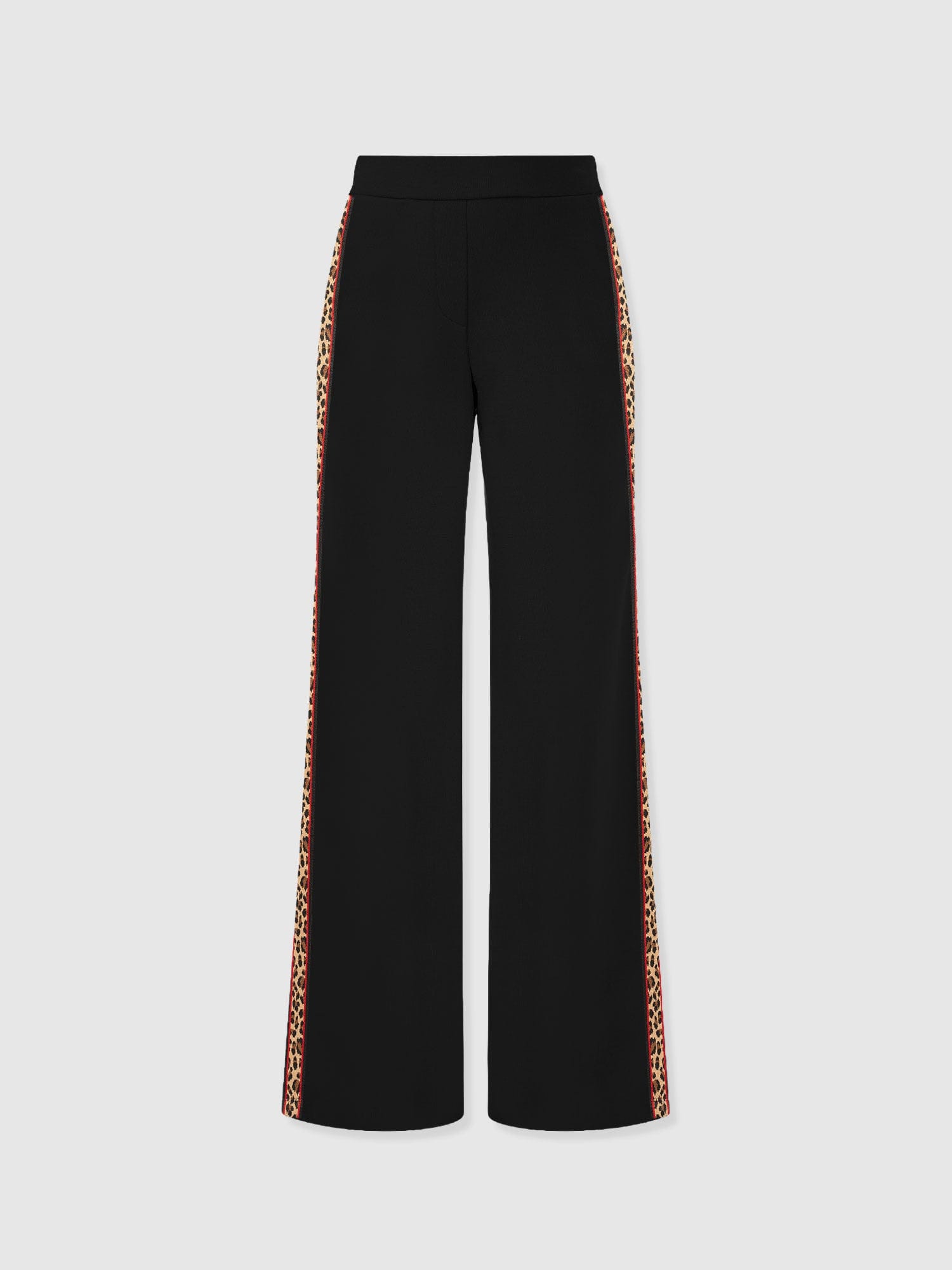 Victory Straight Leg Pant - Black - Leopard
