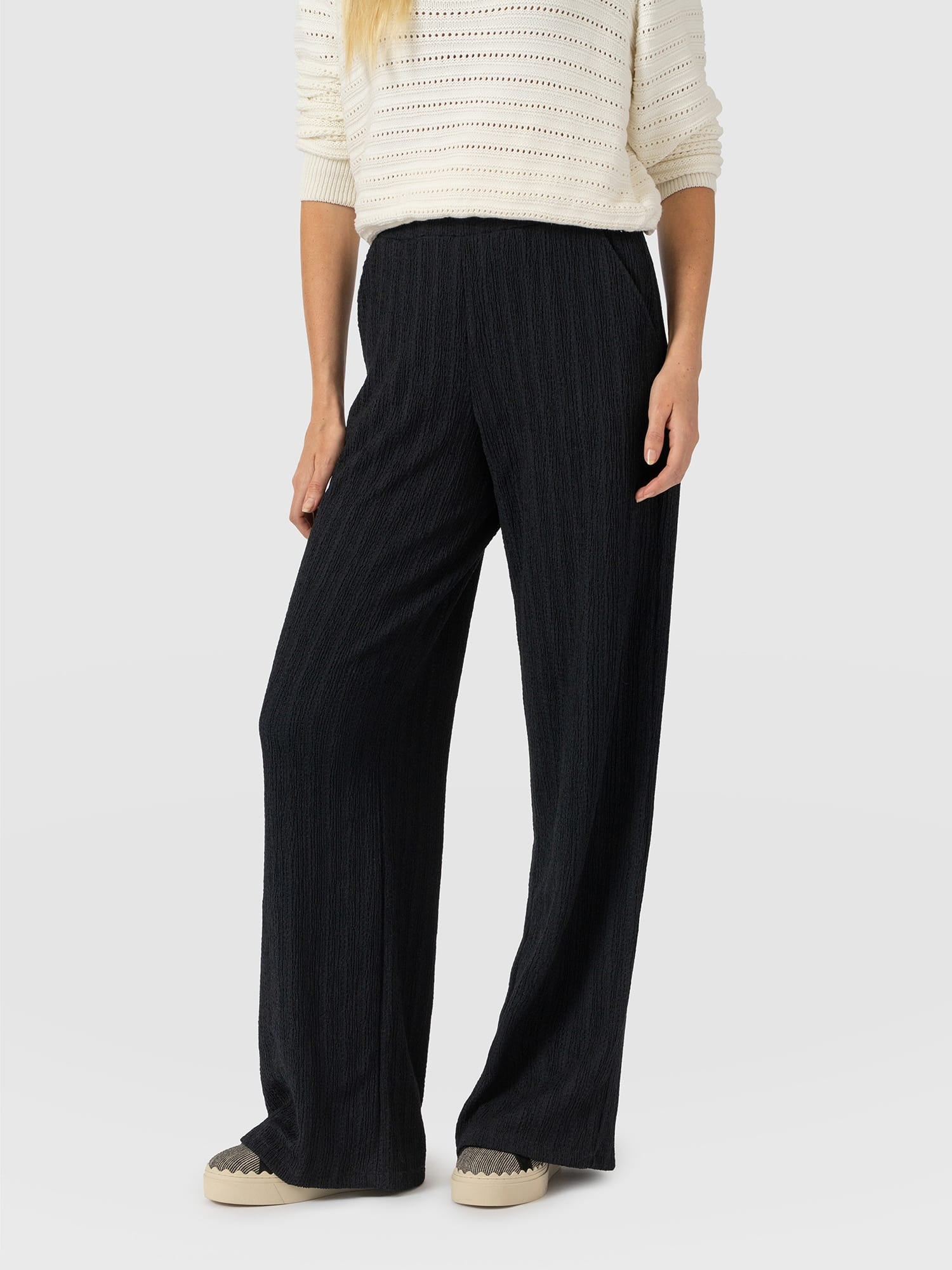 Victory Straight Leg Pant - Black Textured