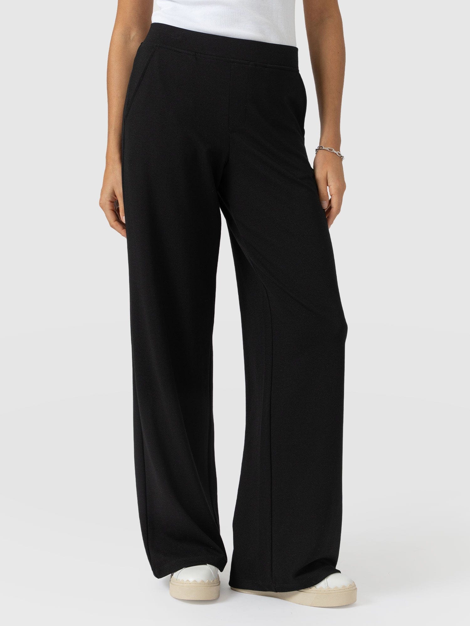 Victory Straight Leg Pant - Black - Women's Trousers | Saint and Sofia® UK
