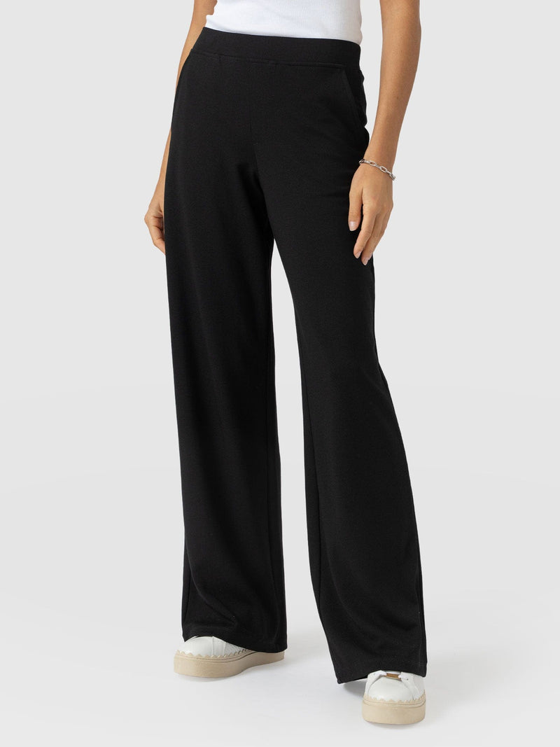 Victory Straight Leg Pant - Black - Women's Trousers | Saint and Sofia® UK