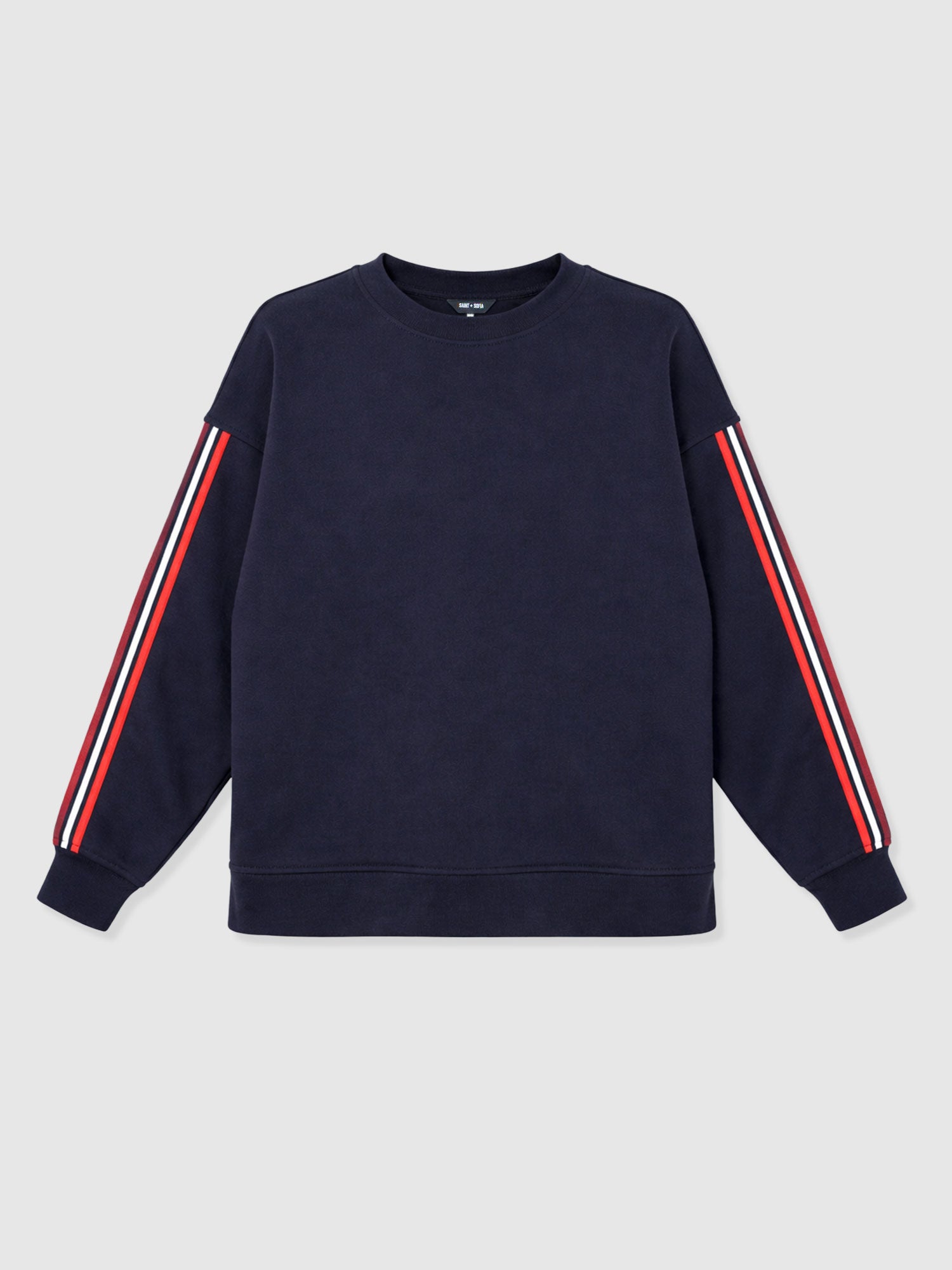 Victory Sweatshirt - Navy - Red Stripe