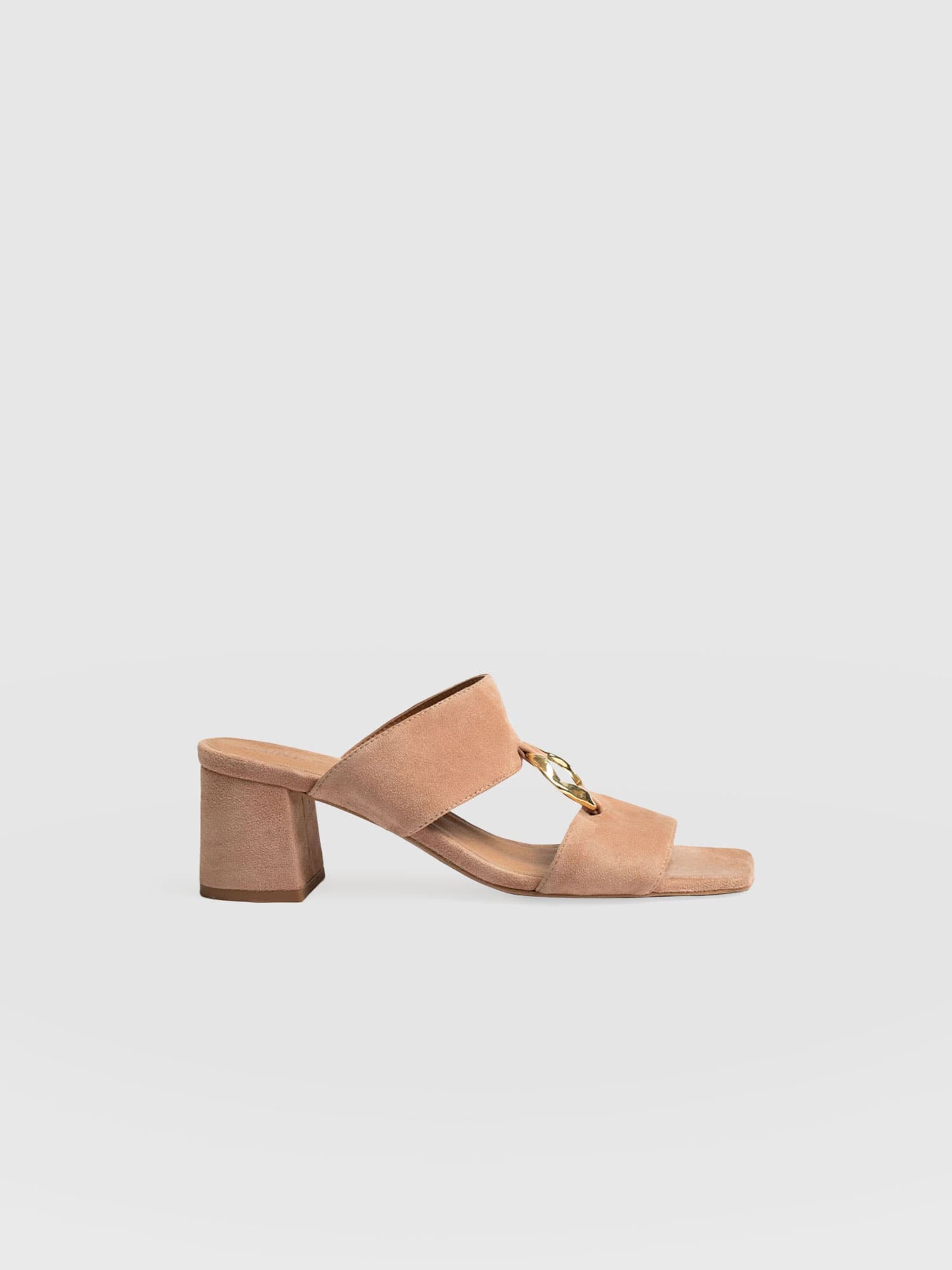 Vivienne Heeled Mules - Blush - Women's Shoes | Saint + Sofia® UK