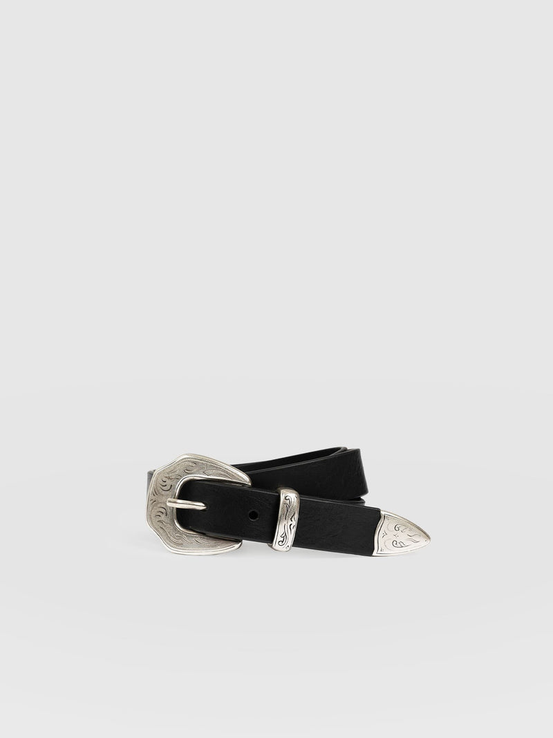 Western Belt - Black