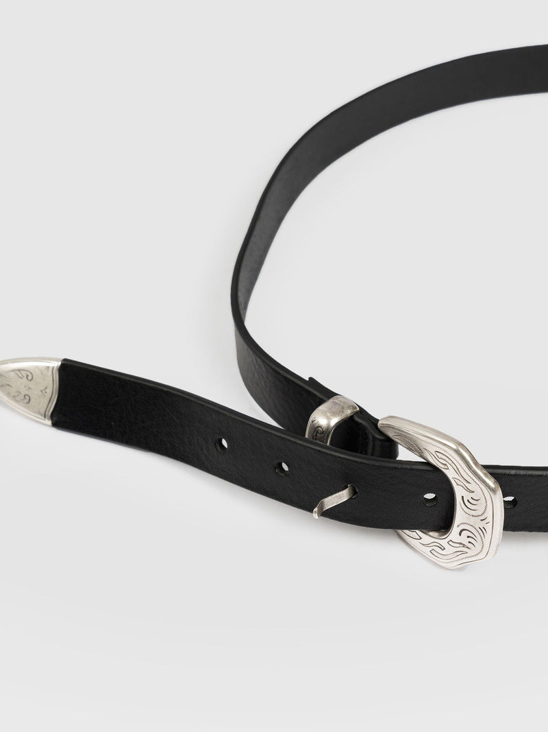 Western Belt - Black