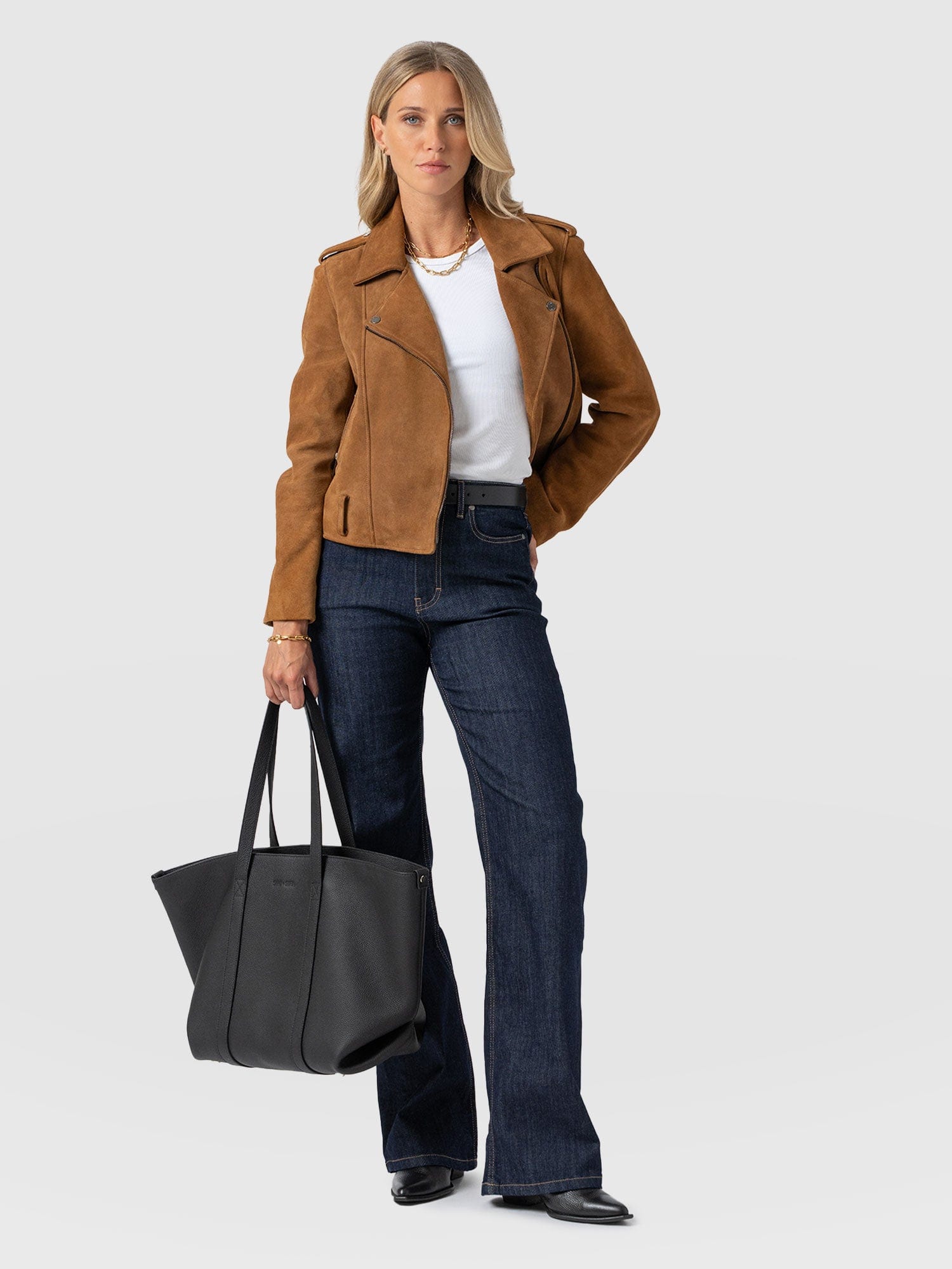 Wide Leg Jeans - Indigo Blue