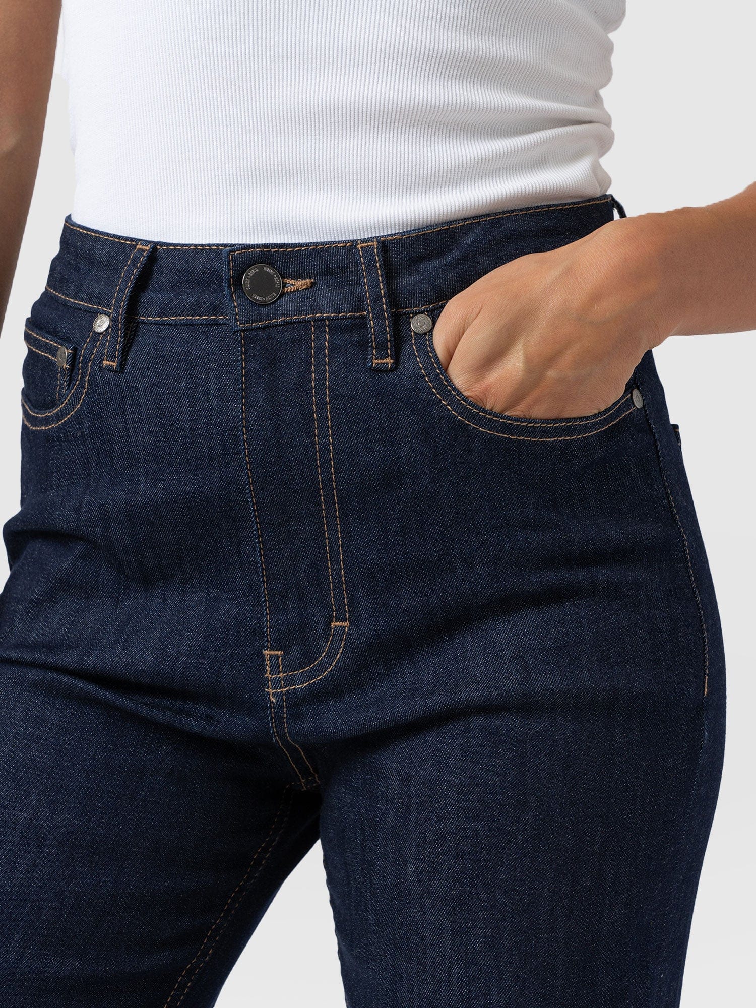 Wide Leg Jeans - Indigo Blue