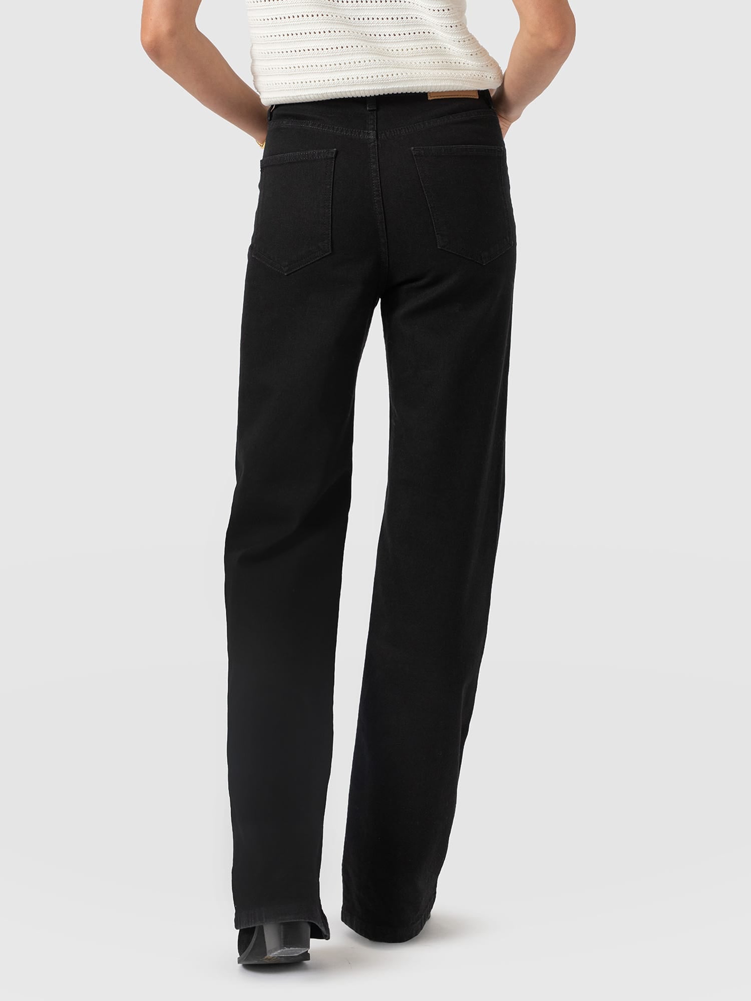 Wide Leg Jean - Black