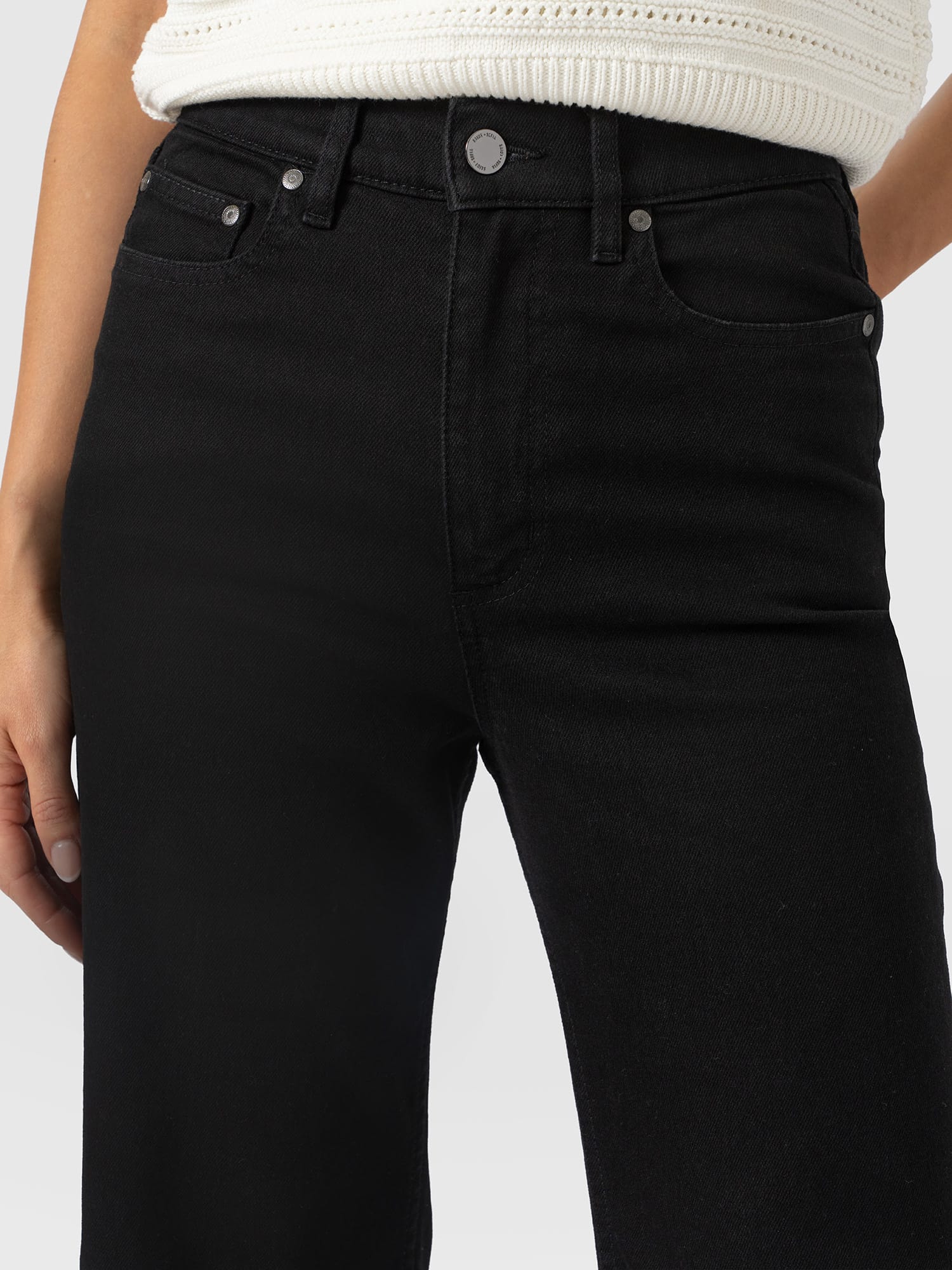 Wide Leg Jean - Black