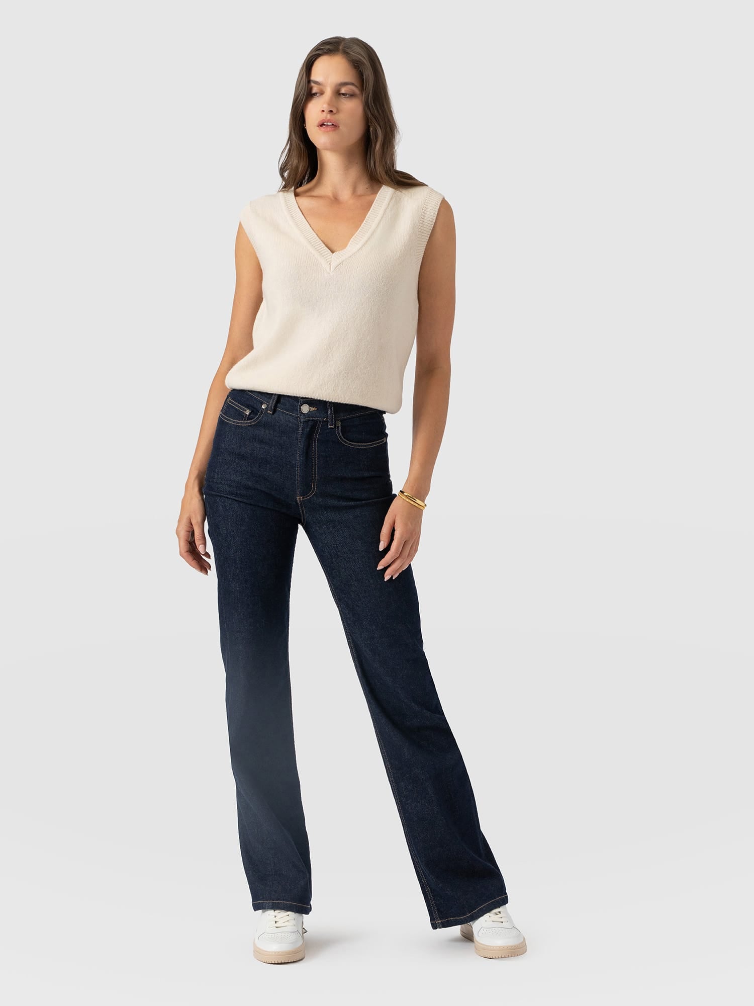 Wide Leg Jean - Indigo Blue