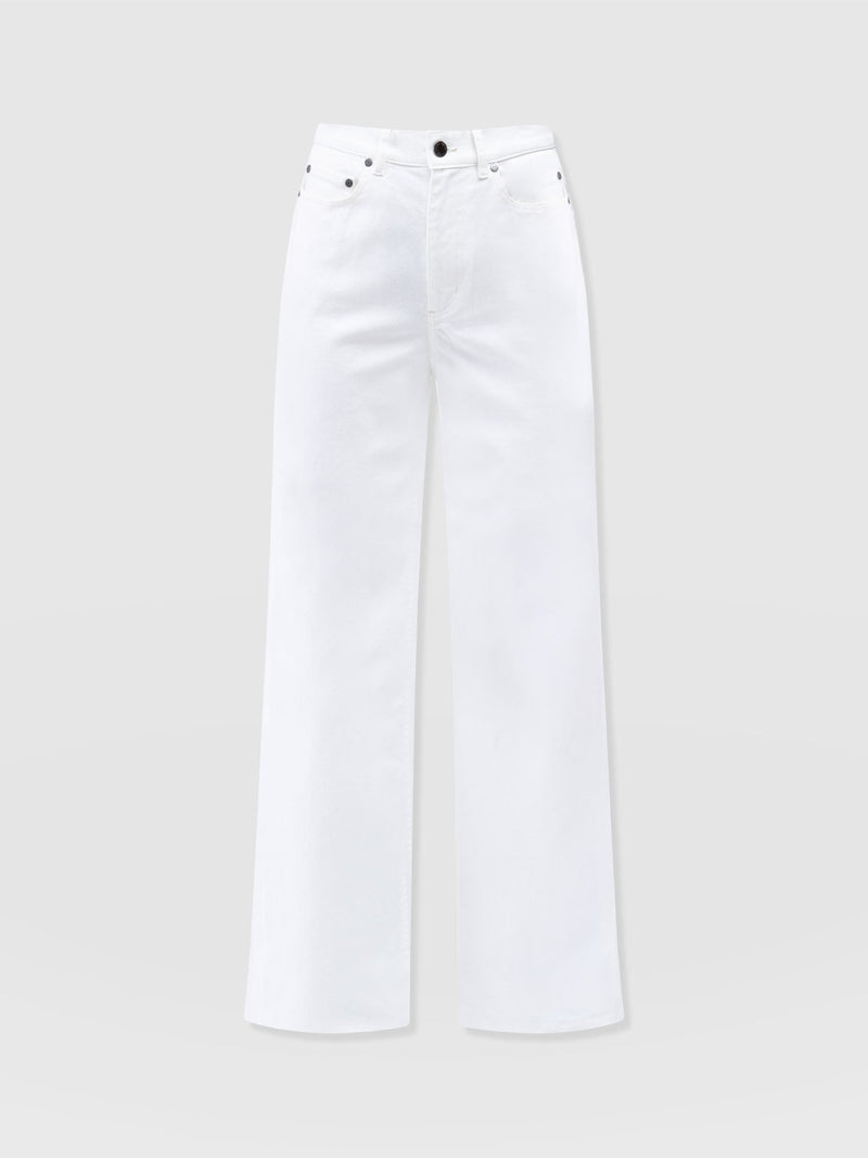 Wide Leg Jean White