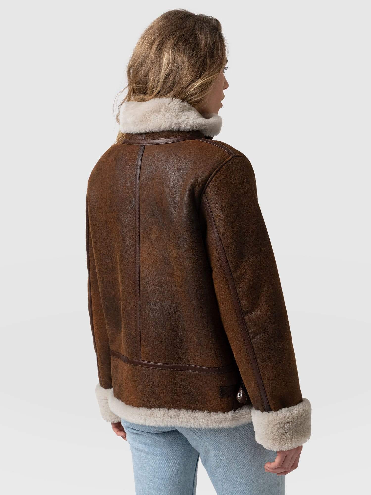 All saints aviator hot sale jacket womens