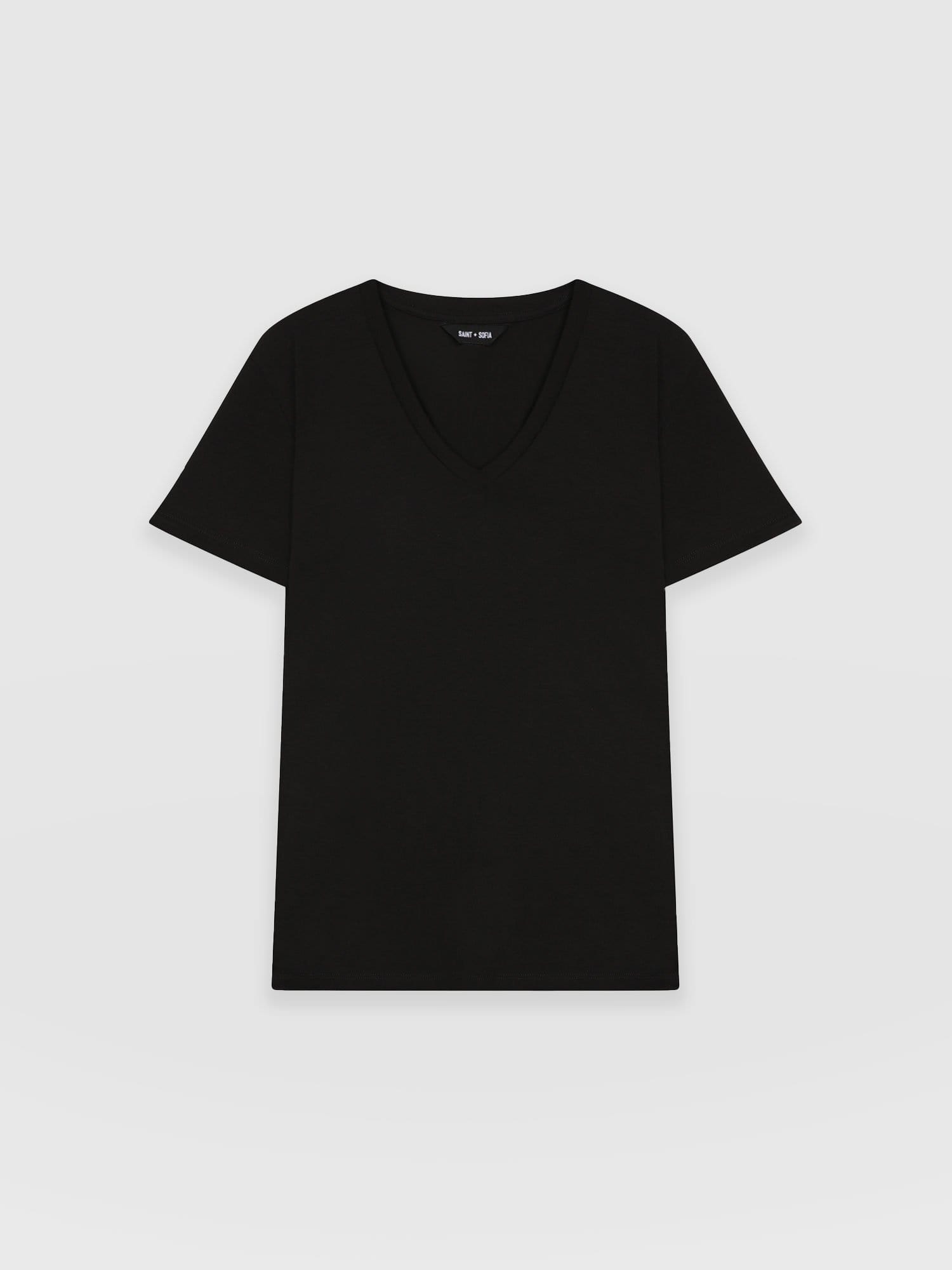 Apartment Tee Black - Women's T-Shirts | Saint + Sofia® UK