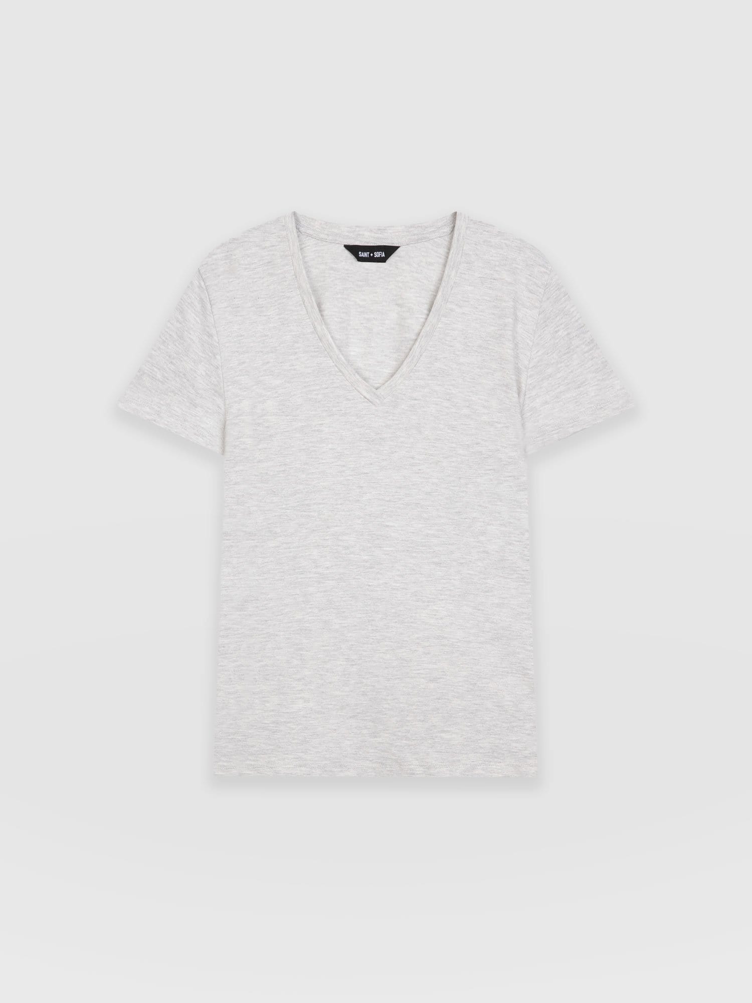 Apartment Tee Grey - Women's T-Shirts | Saint + Sofia® UK