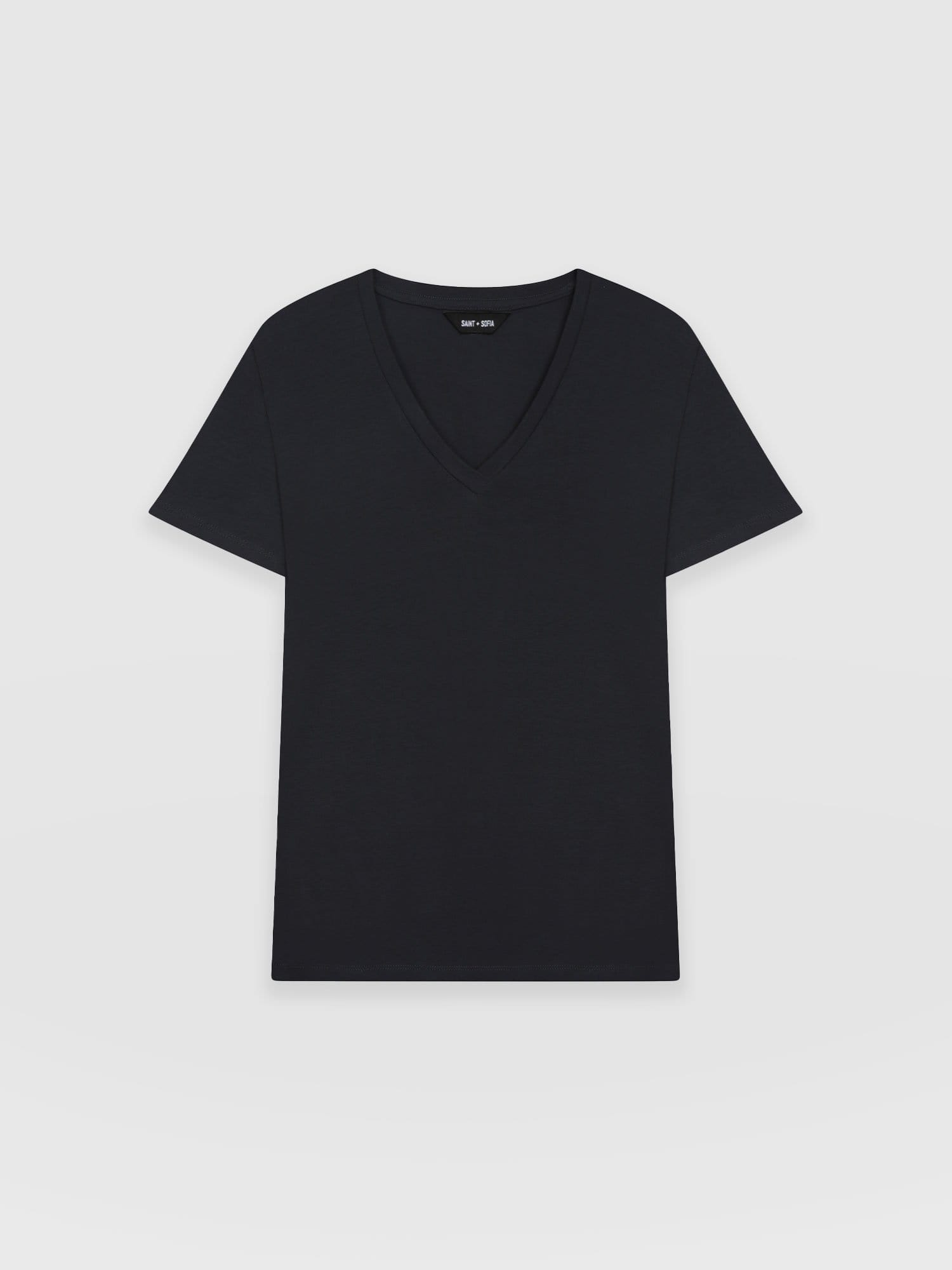 Apartment Tee Navy - Women's T-Shirts | Saint + Sofia® UK