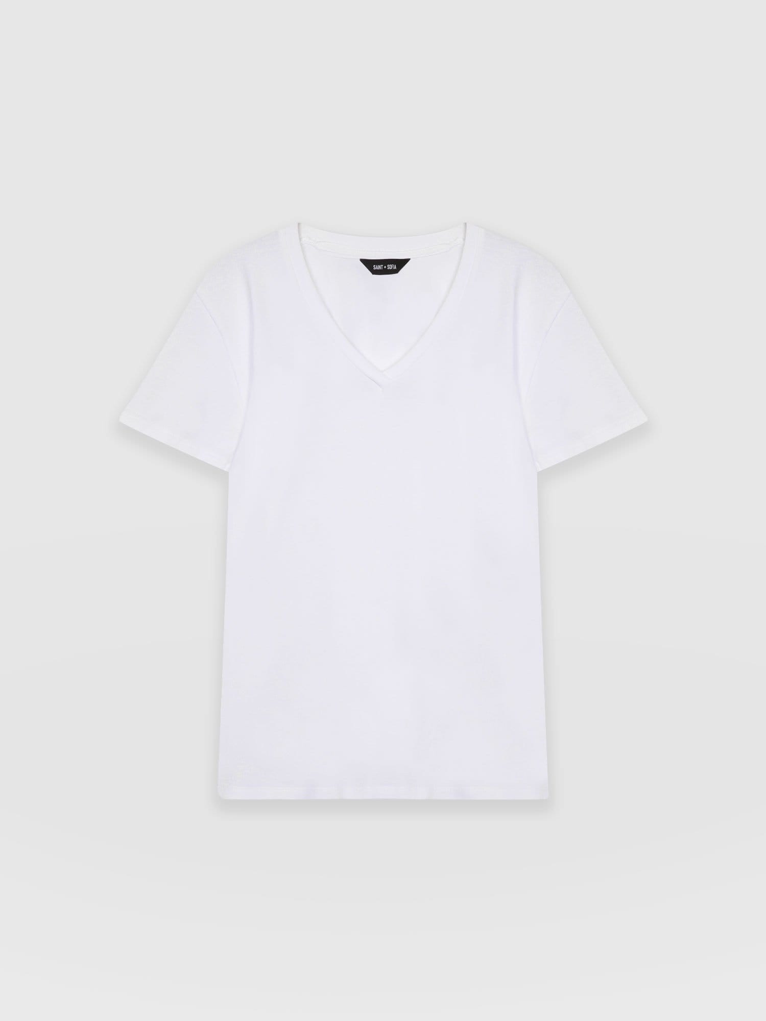 Apartment Tee White - Women's T-Shirts | Saint + Sofia® UK