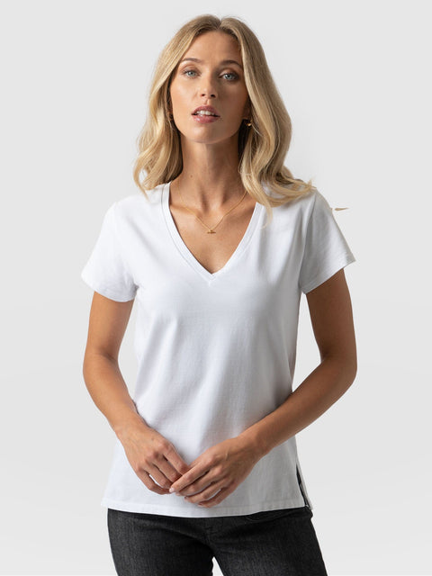 Apartment Tee White - Women's T-Shirts | Saint + Sofia® UK