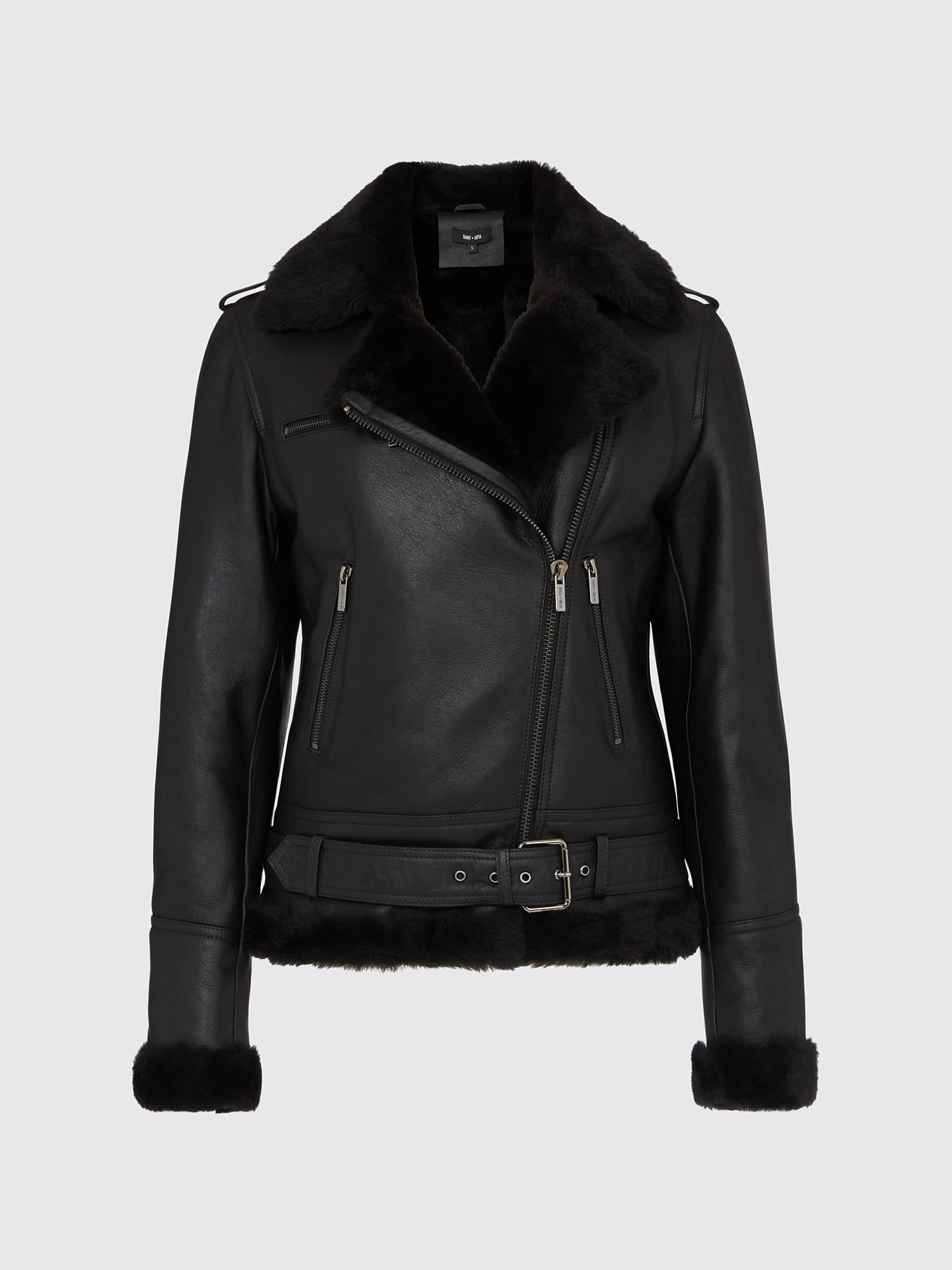 Ladies black flying on sale jacket