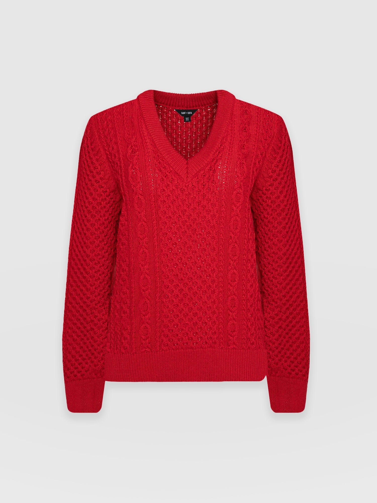 Short sale red jumper