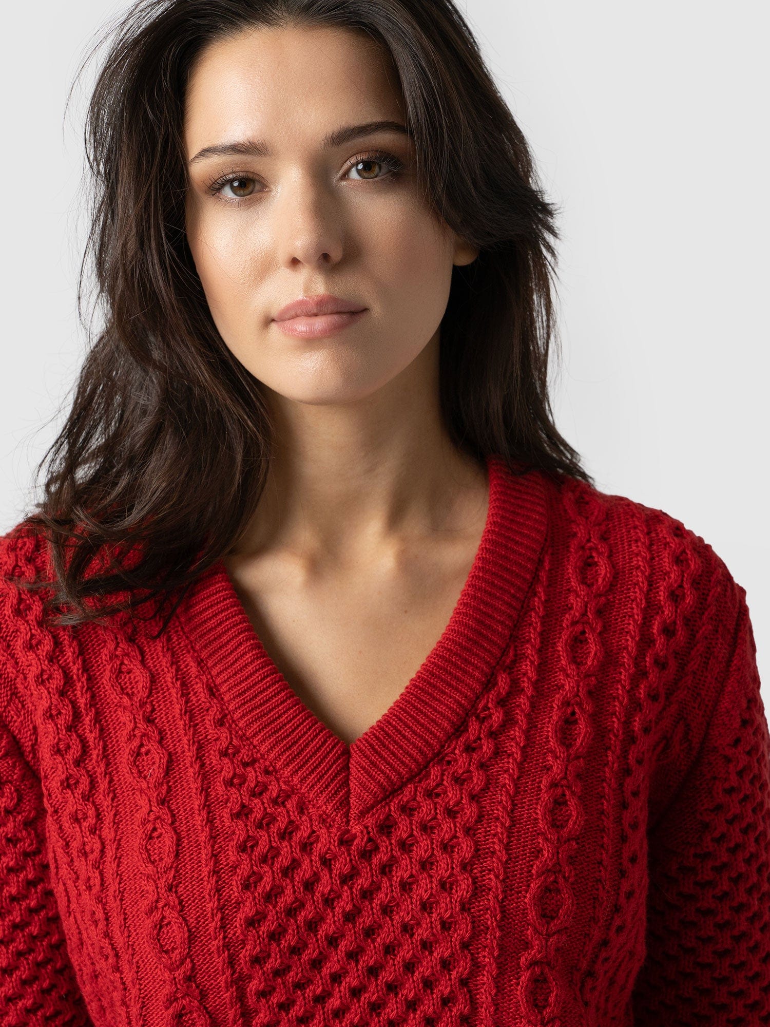 Short sale red jumper