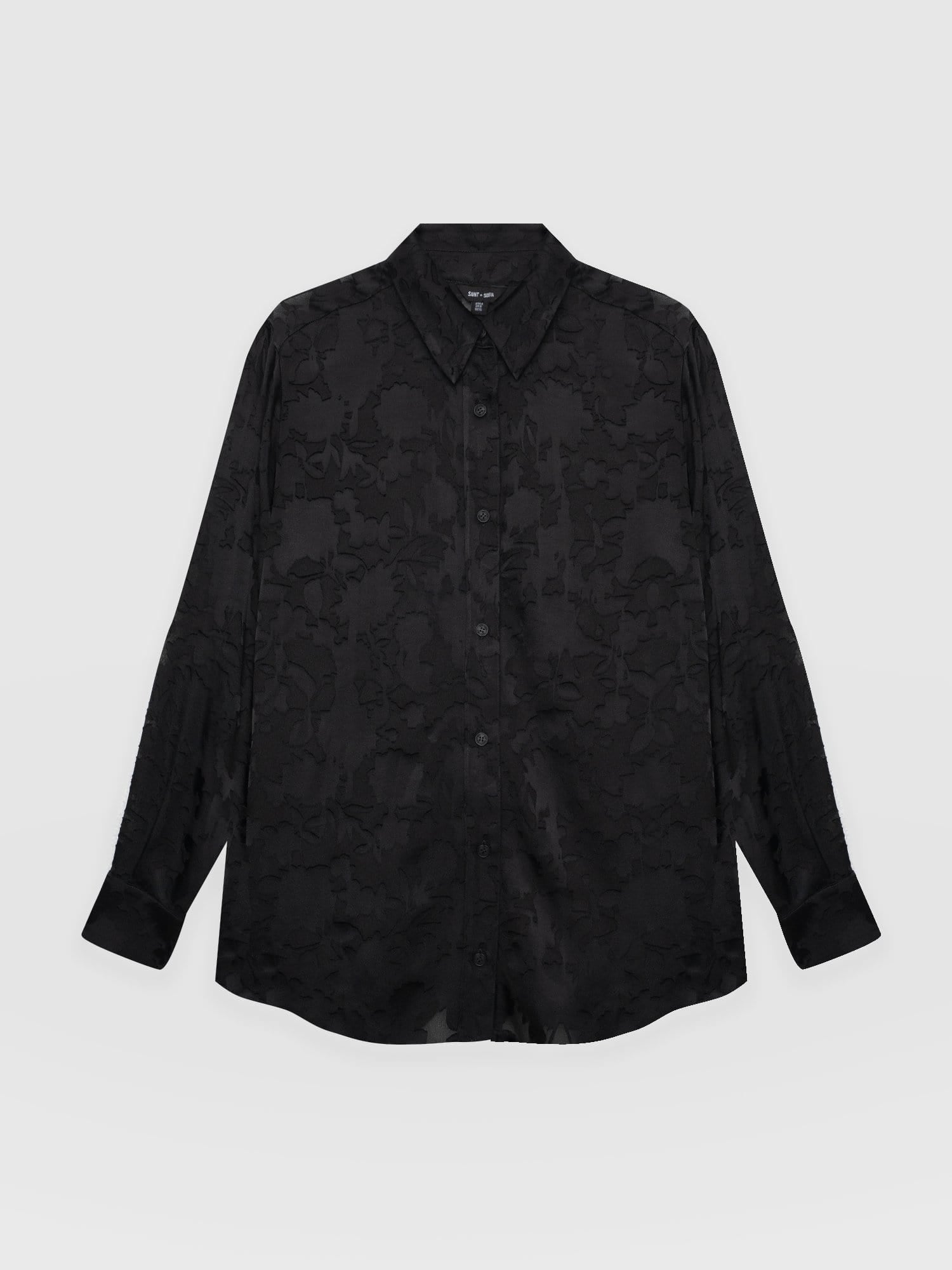 Black shop boyfriend shirt