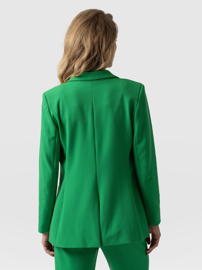 Cambridge Blazer Emerald Green - Women's Blazers | Saint + Sofia® UK ...