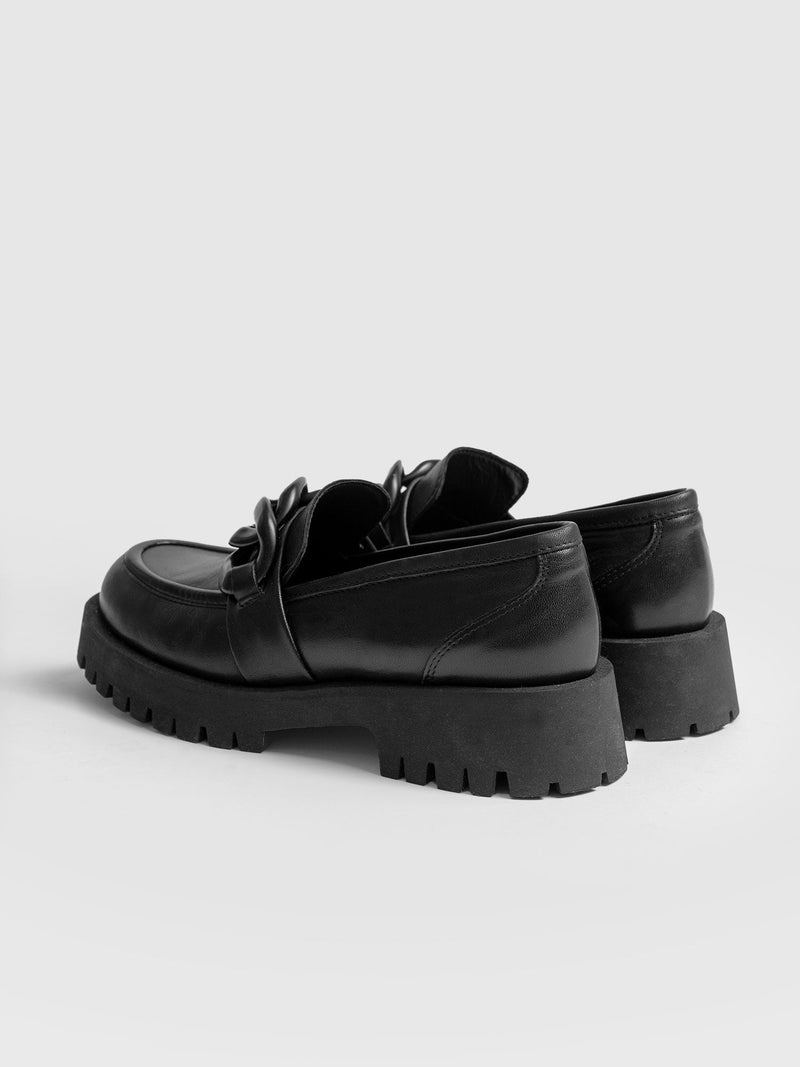 Chain Loafer - Black